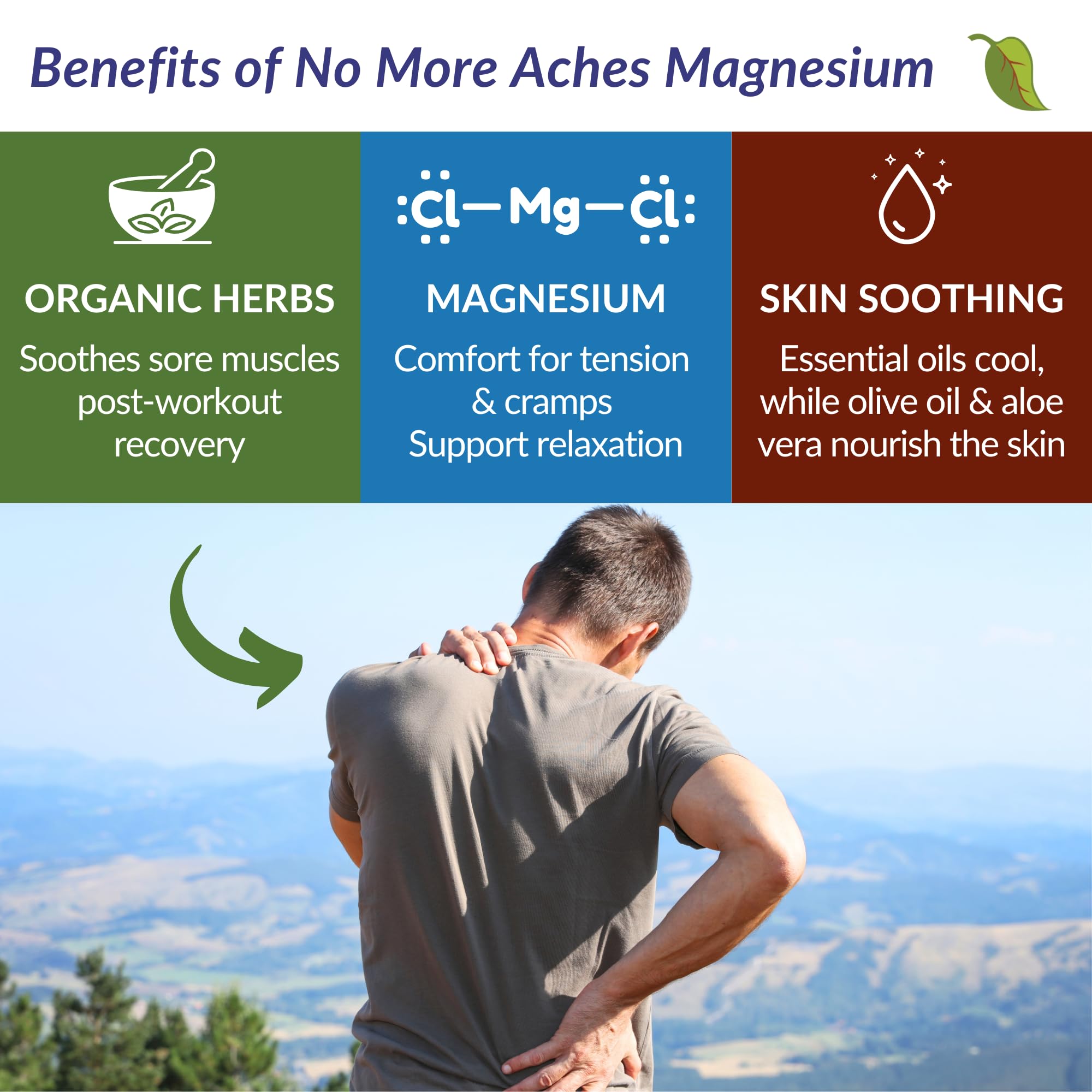 Taspen’s Organics Magnesium No More Aches Cooling Cream – Topical Magnesium Cream for Muscle Relief, Sore Muscles & Post-Workout Recovery with Arnica, Herbs & Essential Oils Taspen's Organics Au supplements