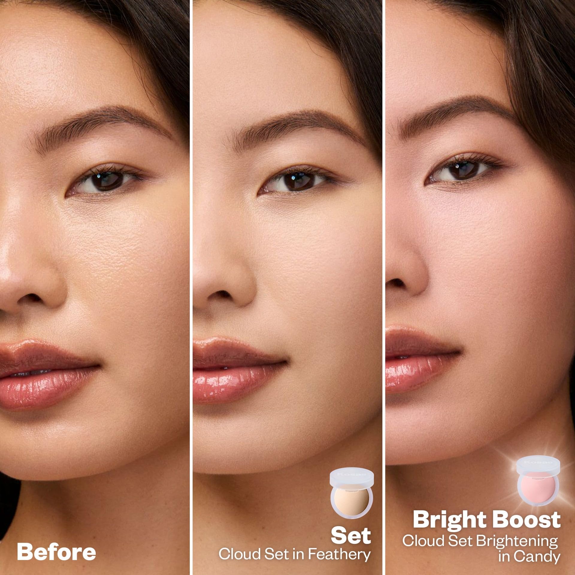 Kosas Cloud Set Baked Setting Powder, Face Powder Makeup for Shine Control, Soft Natural Finish, Clean Beauty Formula, Feathery, Sheer Light Medium Kosas Au supplements