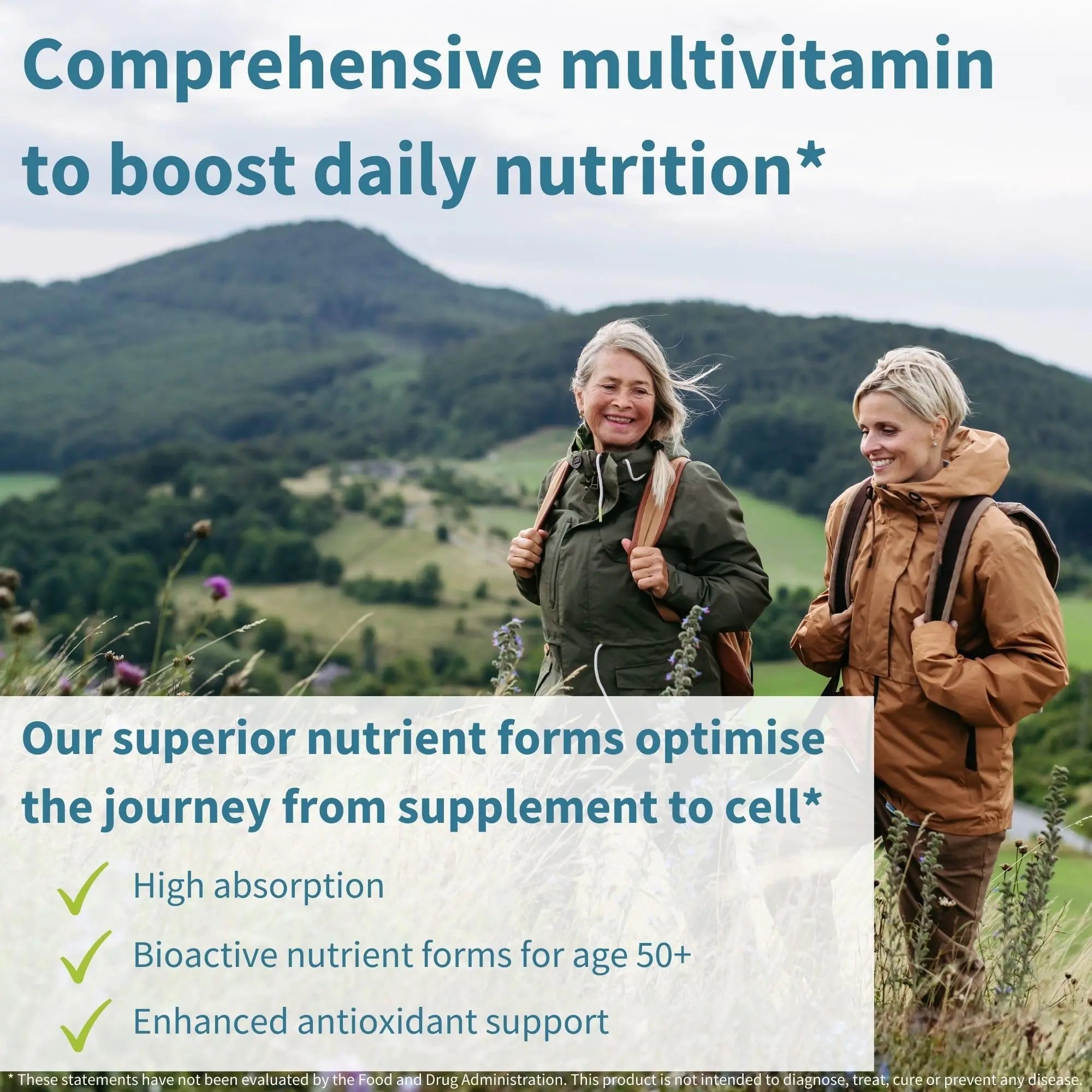 Igennus Methylated Women's 50+ Multivitamin with Calcium & Magnesium, Pure & Clean, All-Day Nutrient Delivery with High-Strength B-Vitamins Igennus Healthcare Nutrition Au supplements