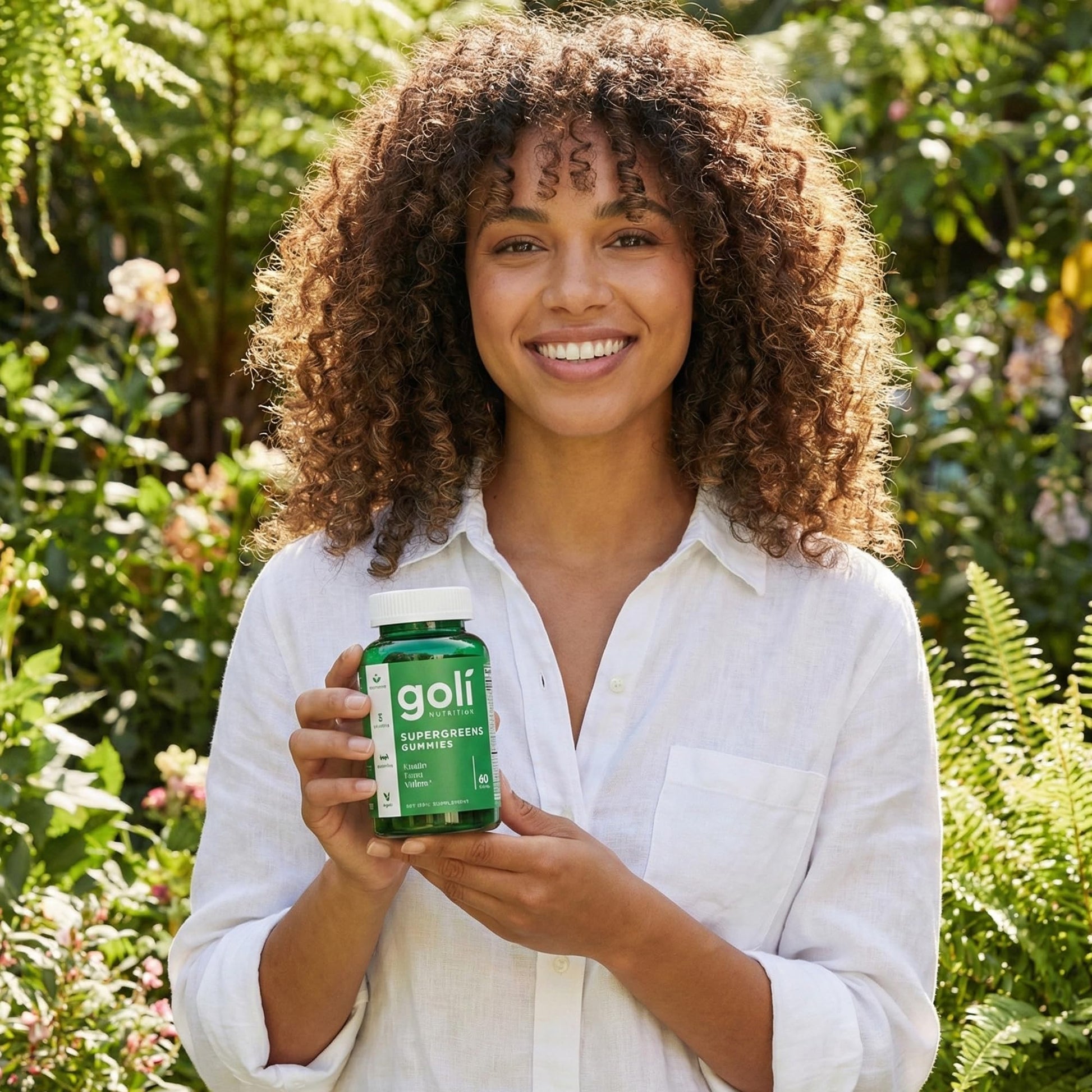Goli Supergreens Gummies with Probiotics - Artichoke Leaf Extract, Spirulina, Kale, Vitamins A, B6, B12 - Vegan, Gluten-Free, Non-GMO Goli Au supplements