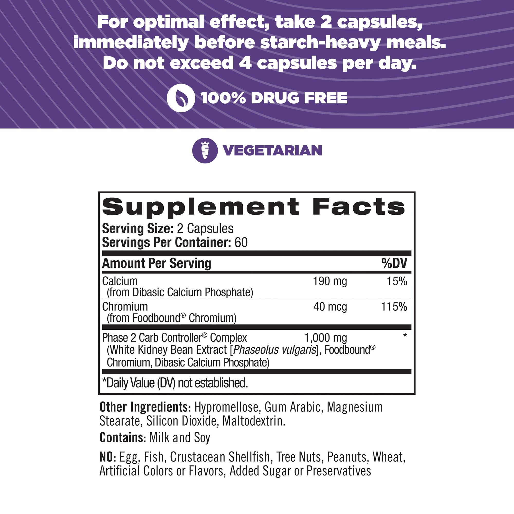 Natrol Carb Intercept Capsules with White Kidney Bean Extract - Controls Carbs, Metabolize Natrol Au supplements