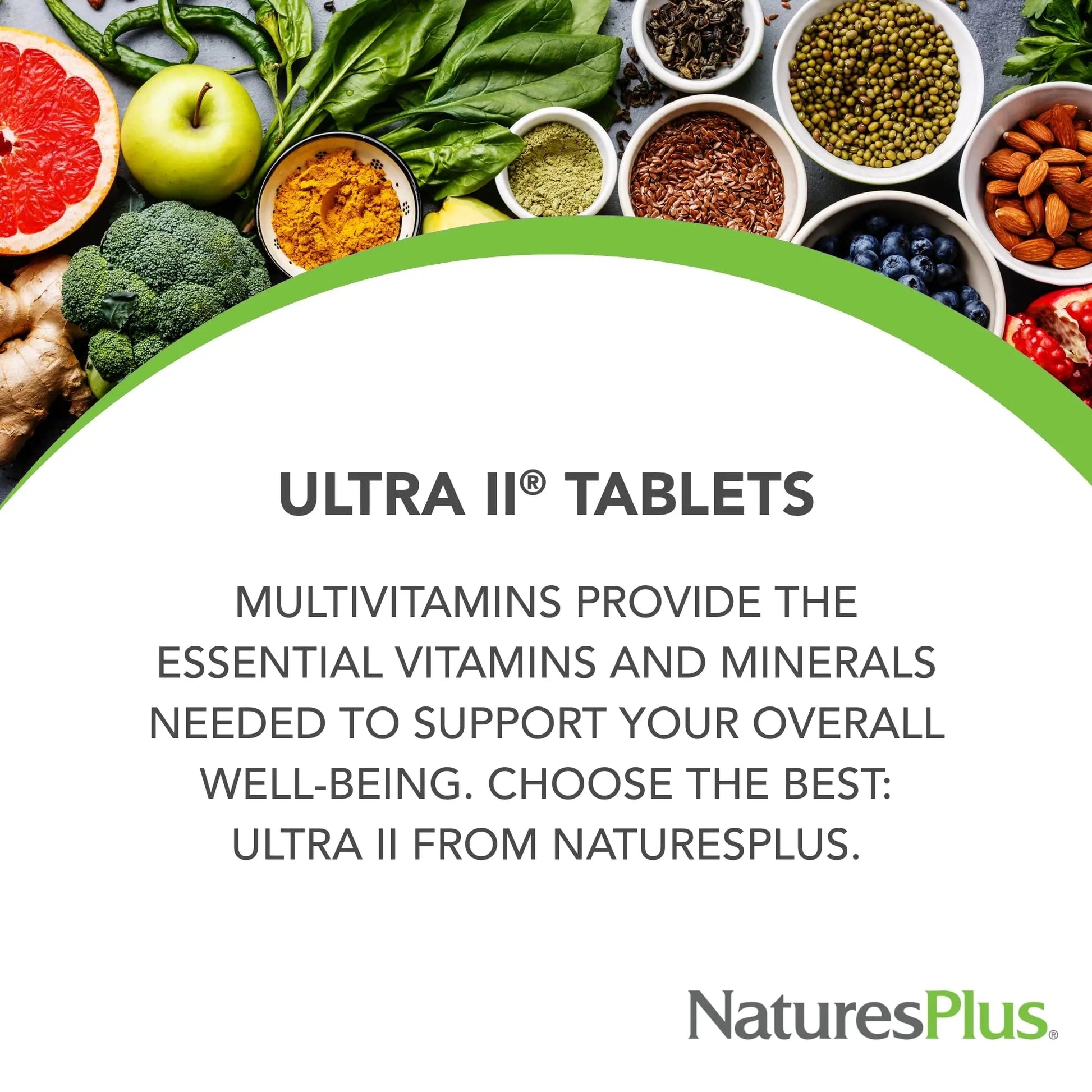 NaturesPlus Ultra II Daily - 90 Tablets - Multivitamin with Whole Foods for Overall Well-Being - Supports Energy & Immune Health NaturesPlus Au supplements