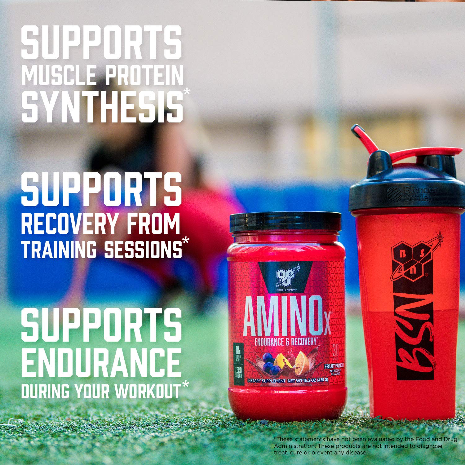 BSN Amino X Muscle Recovery & Endurance Powder with BCAAs, Intra Workout Support, 10 Grams of Amino Acids, Keto Friendly, Caffeine Free, Flavor: Fruit Punch, 30 servings (Packaging May Vary) BSN Au supplements