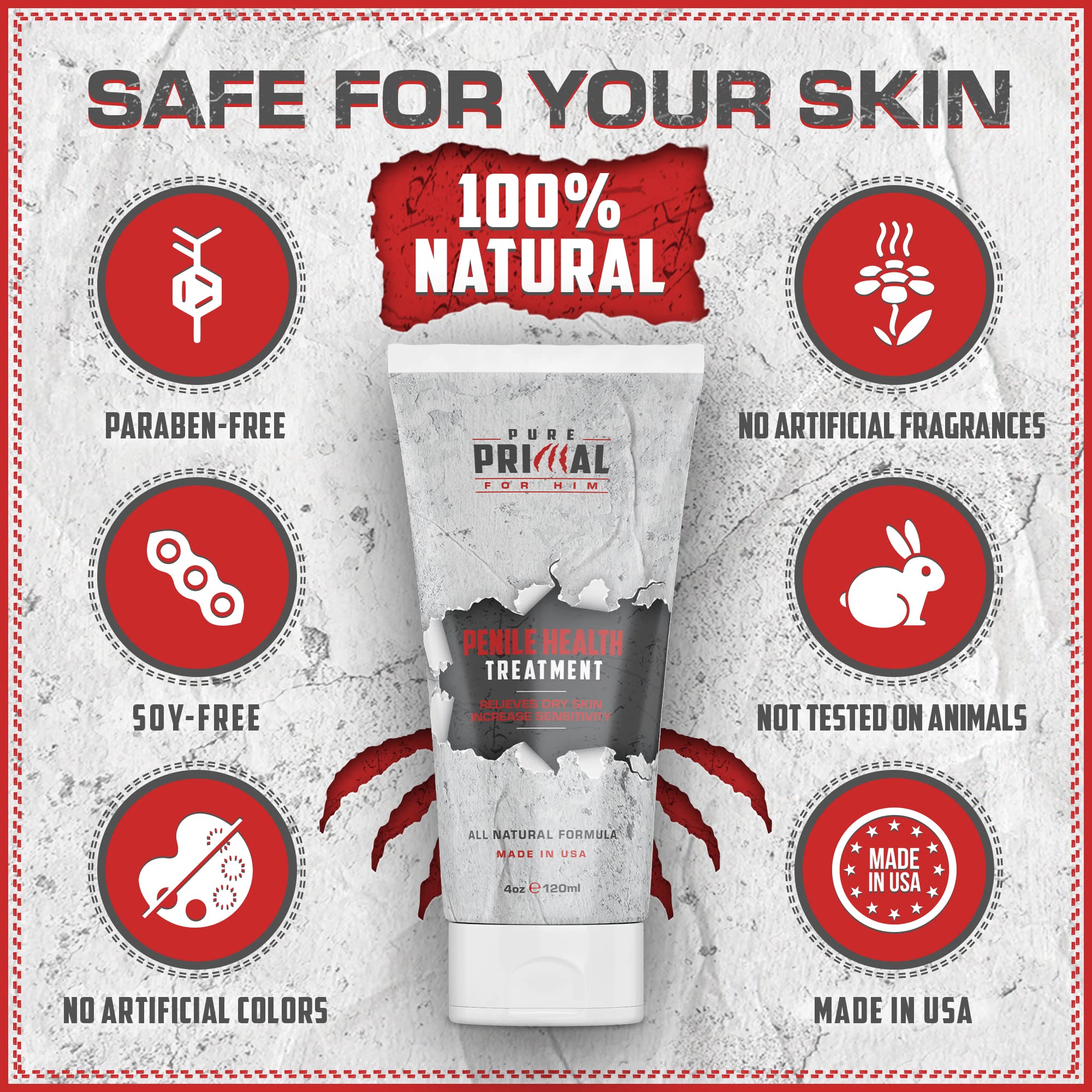 Pure Primal Premium Penile Health Cream - Advanced Moisturizing Penile Cream Pure Primal Au supplements