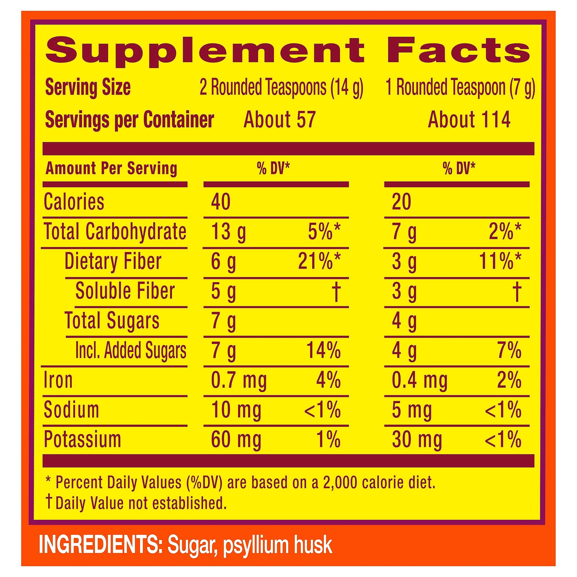 Metamucil, Daily Psyllium Husk Powder Supplement with Real Sugar, 4-in-1 Fiber Metamucil Au supplements