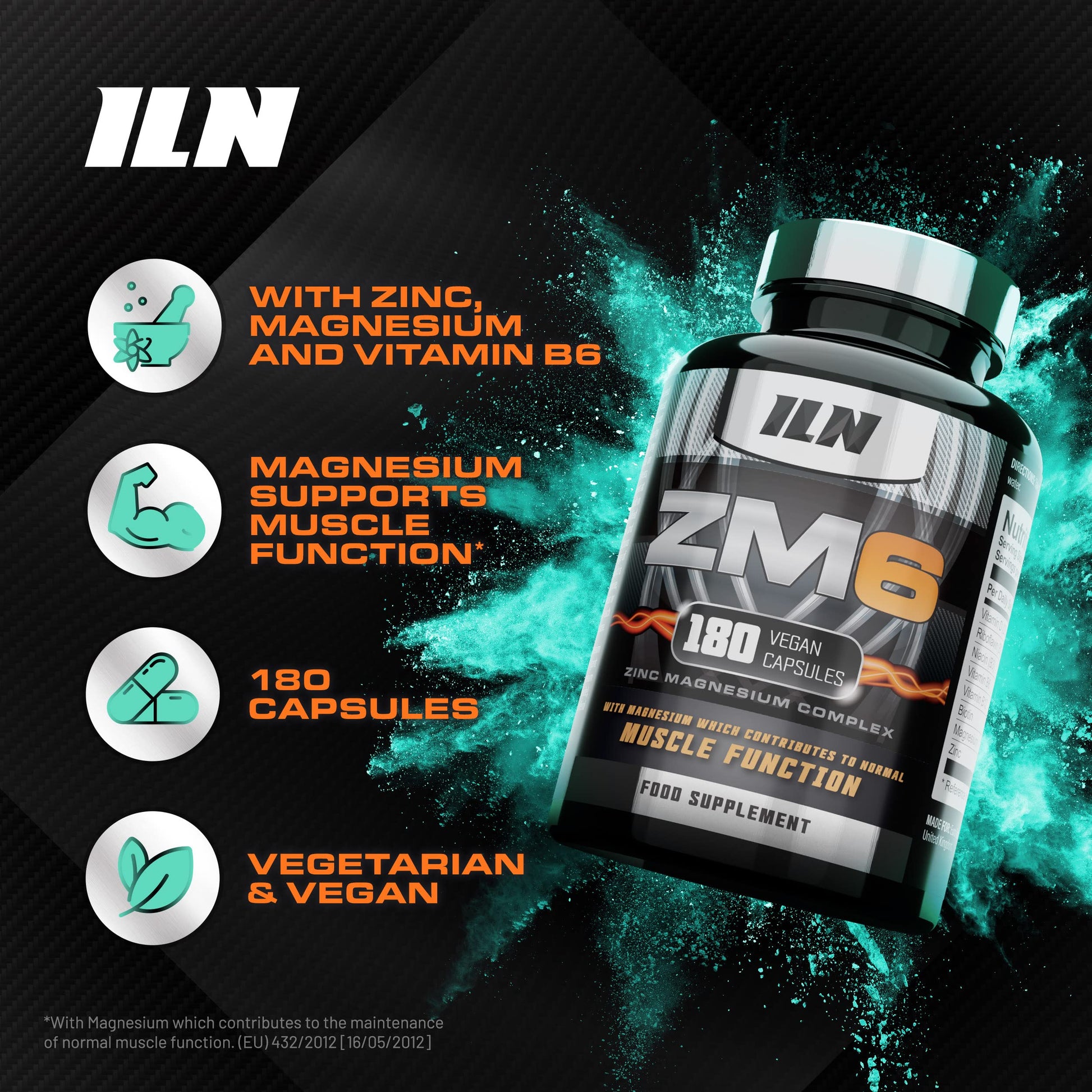 ZM6 - High Strength Zinc Magnesium Supplement - Zinc and Magnesium Tablets Iron Labs Nutrition Au supplements