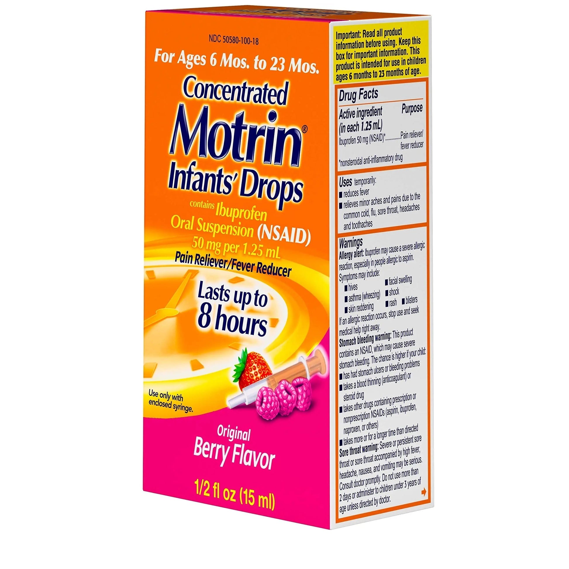 Concentrated Motrin Aspirin, 0.5 Fluid Ounce Motrin Au supplements