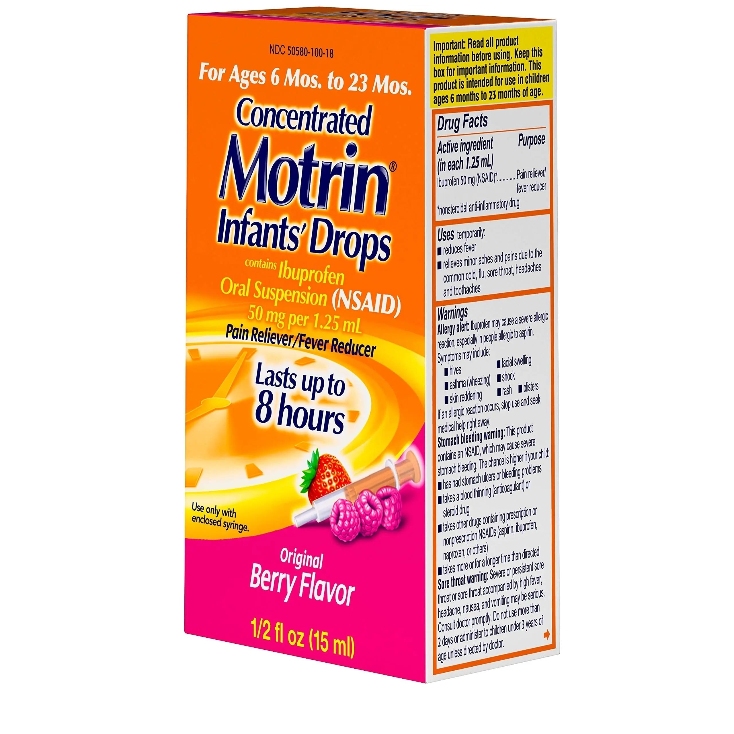 Concentrated Motrin Aspirin, 0.5 Fluid Ounce Motrin Au supplements