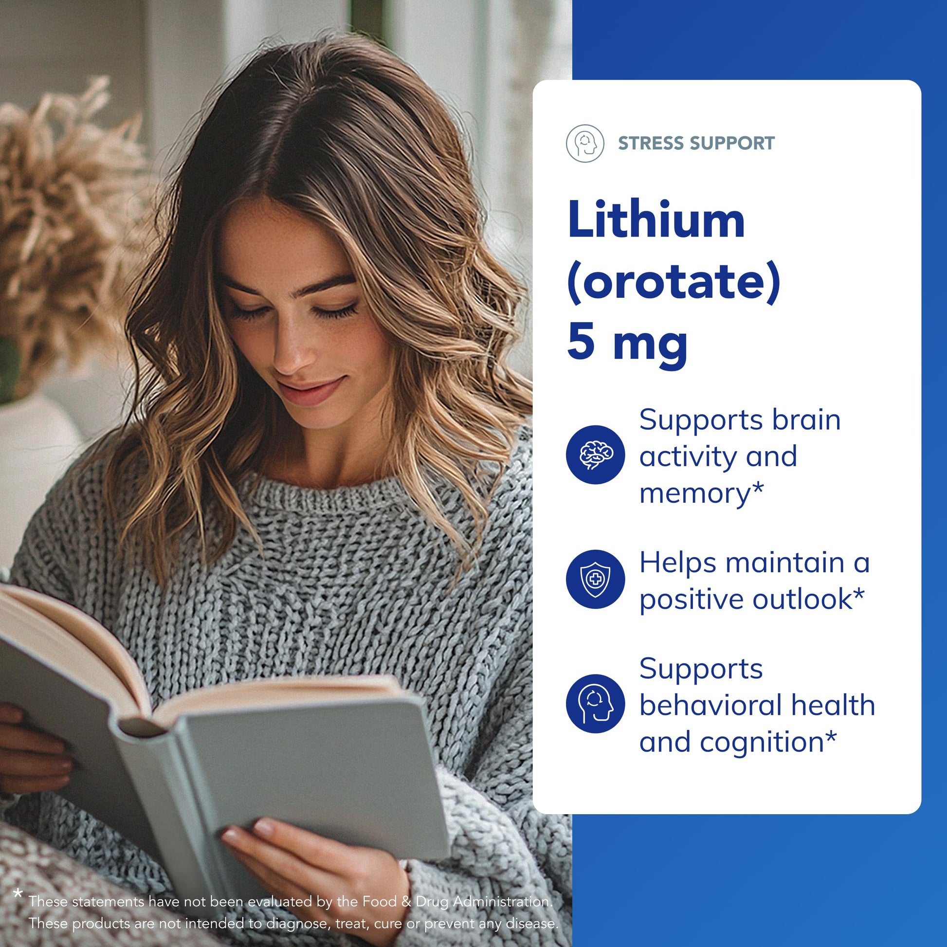 Pure Encapsulations Lithium Orotate 5 mg - Brain Support Supplement - with N-Acetyl-L-Cysteine (NAC) for Memory & Brain Behavior* - Gluten Free & Non-GMO - 90 Capsules Pure Encapsulations Au supplements