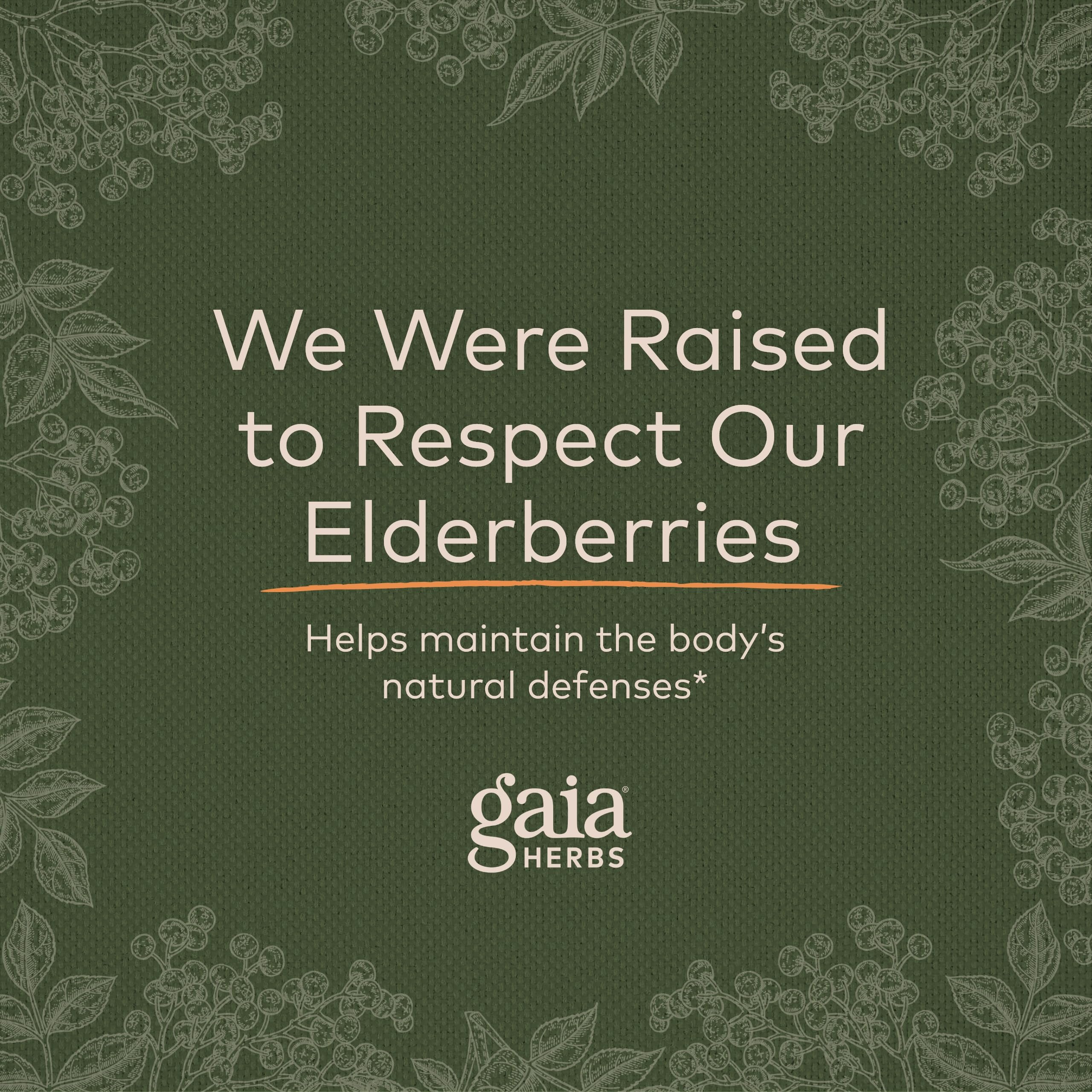 Gaia Herbs Black Elderberry (Sambucus Nigra) Extra Strength Gummies Gaia Herbs Au supplements