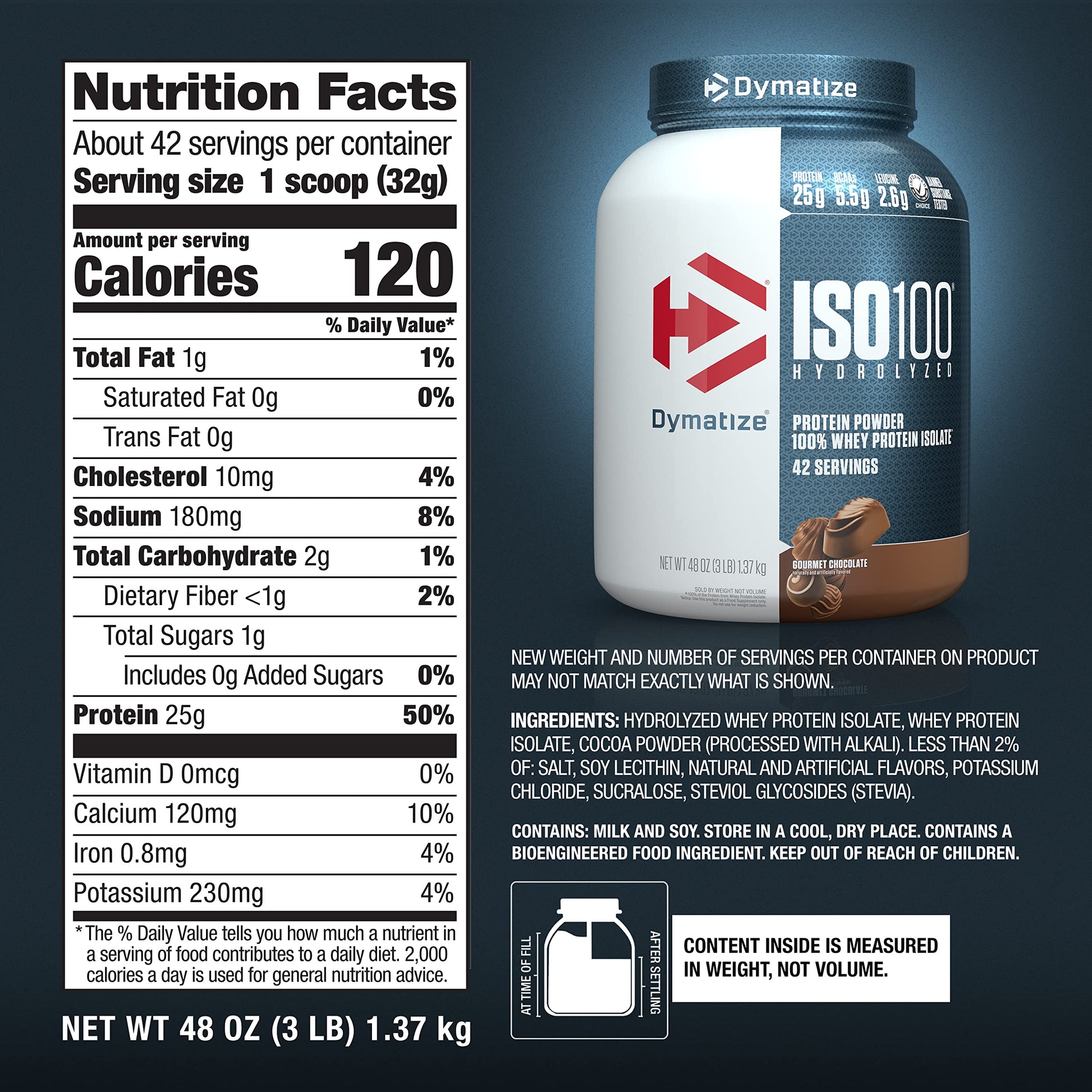 Dymatize ISO100 Hydrolyzed Protein Powder, 100% Whey Isolate Protein, 25g of Protein Dymatize Au supplements