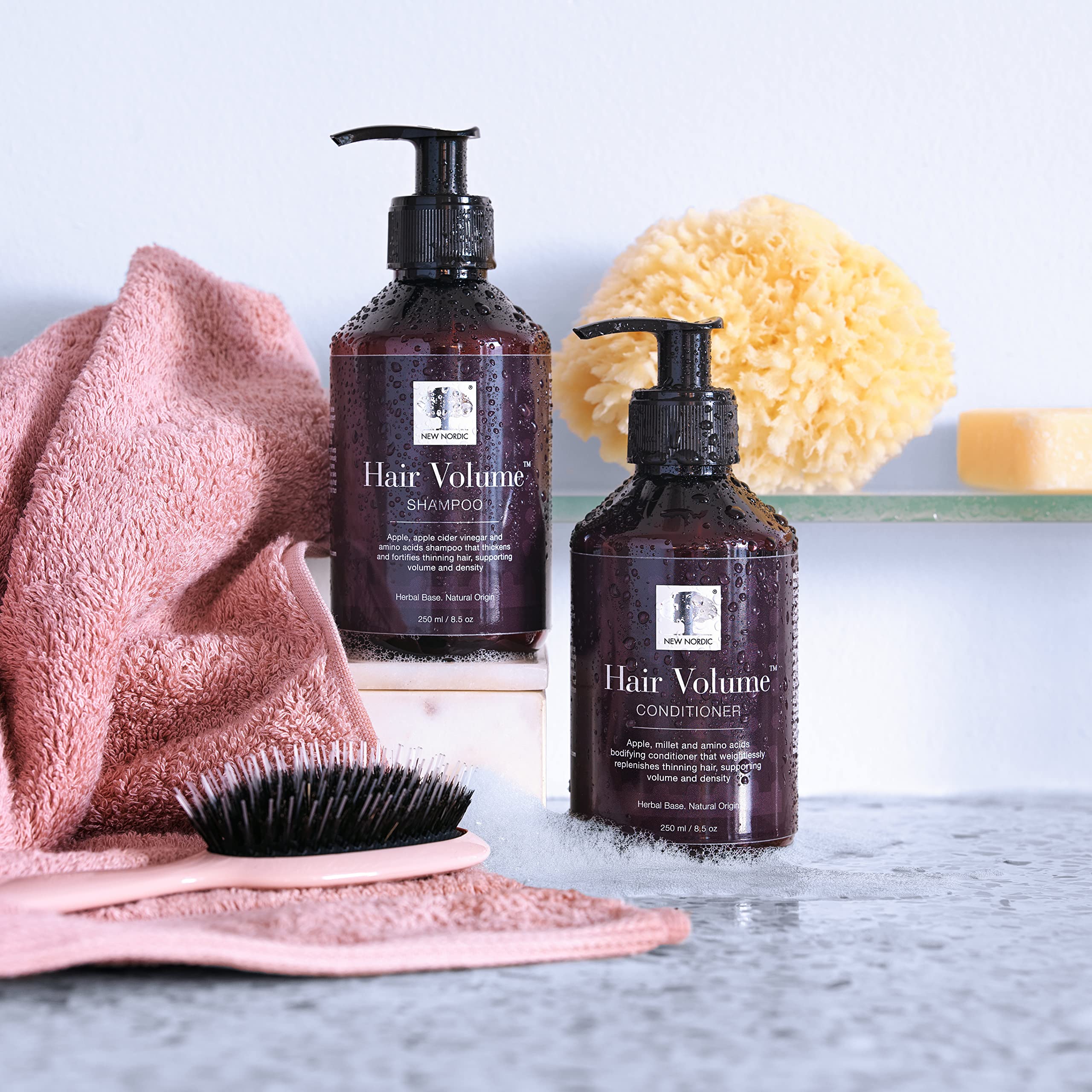 New Nordic Hair Volume Shampoo 250ml - Herbal Volumising Shampoo For Dry Damaged Hair - Suitable for Men and Women NEW NORDIC Au supplements
