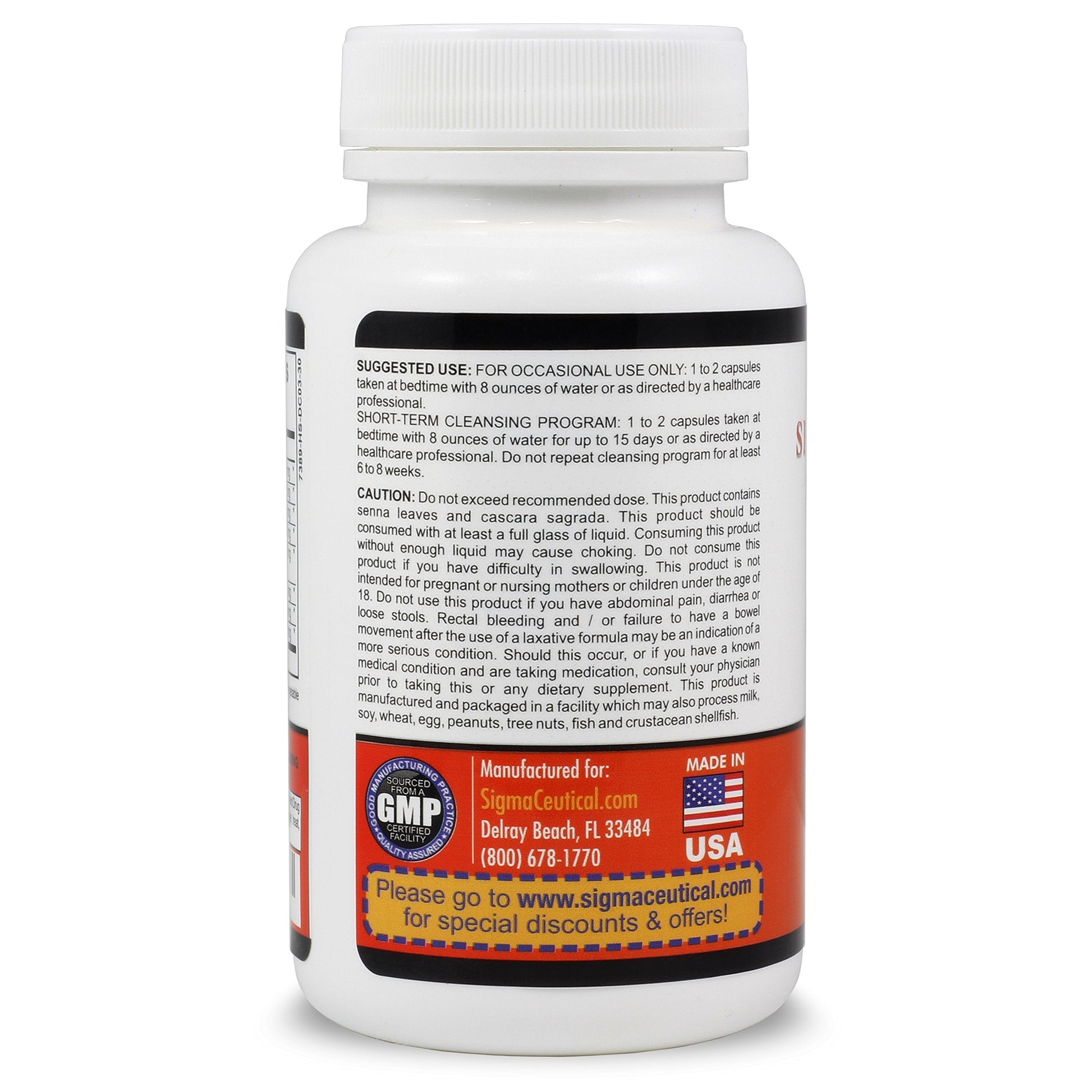 Sigmaceutical 1 Day Colon Cleanse - Detox Cleanse - Bowel Cleanse & Laxative - Bowel Detox Sigmaceutical Au supplements