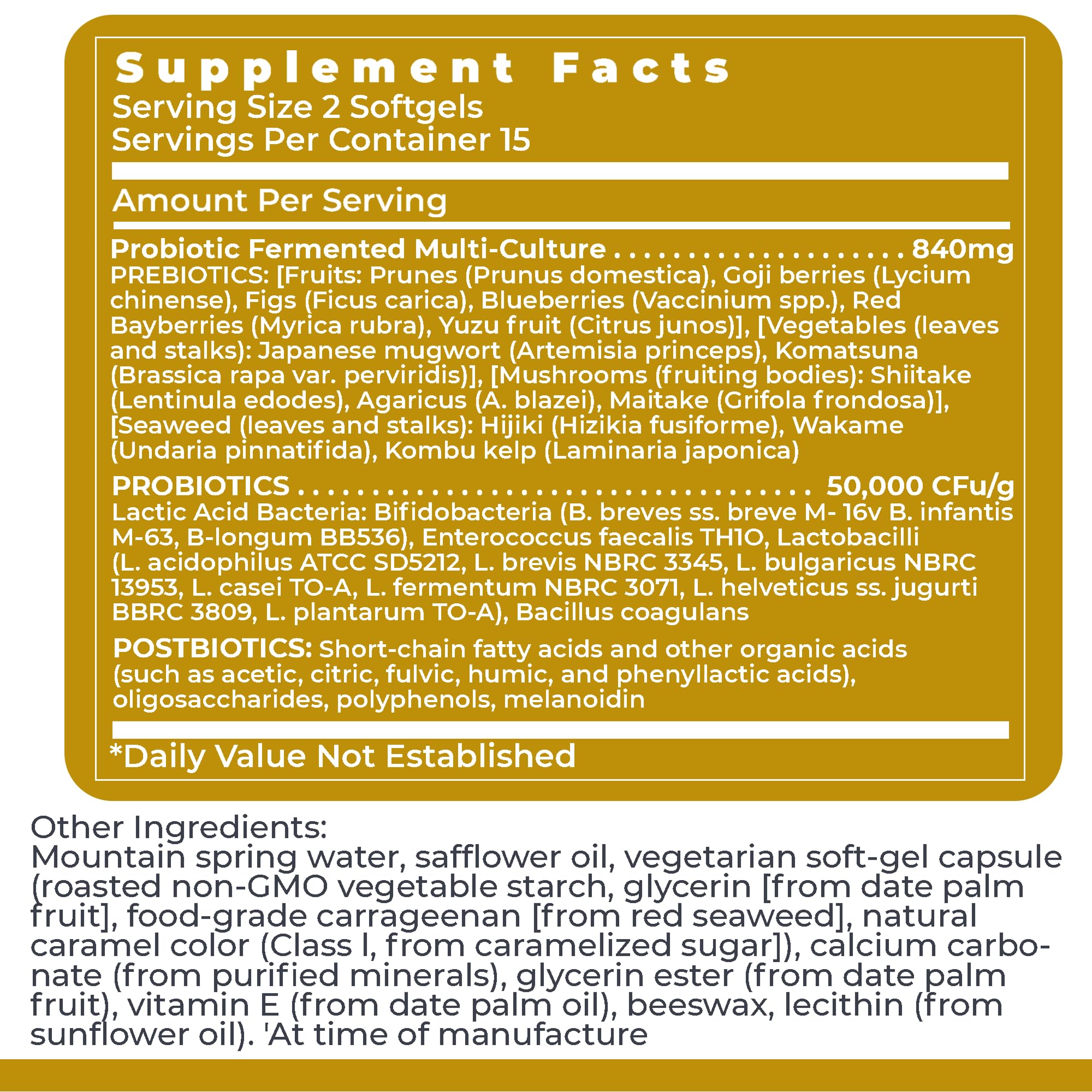 Premier Research Labs Premier Probiotic - Pre Pro Post Biotics for Women & Men, Quad Biotic, Quadbiotic, Prebiotics, Probiotics, Postbiotics & Phytobiotics - 30 Vegetarian Softgel Capsules Premier Research Labs Au supplements