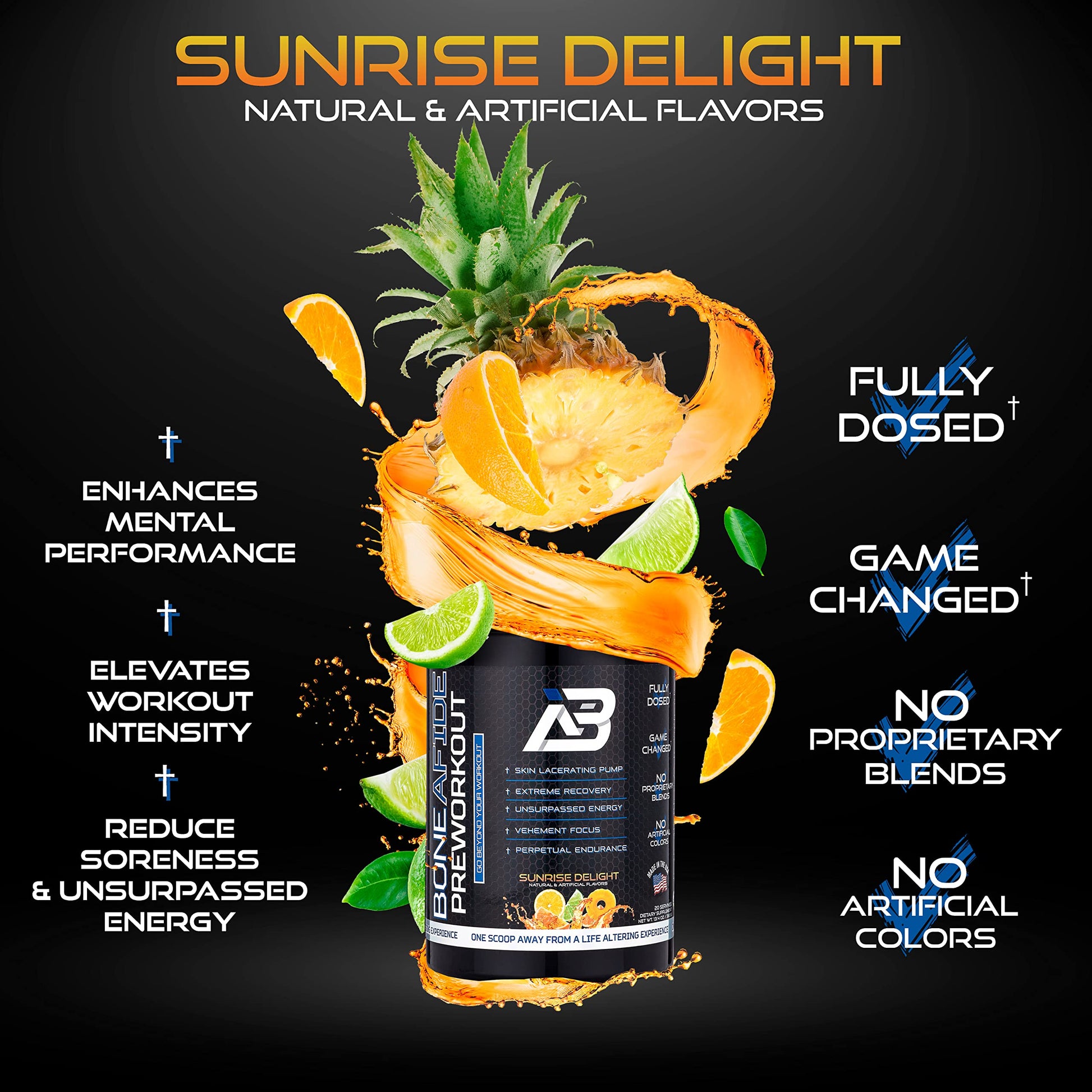 Boneafide Preworkout (Sunrise Delight) Boneafide Nutrition Au supplements