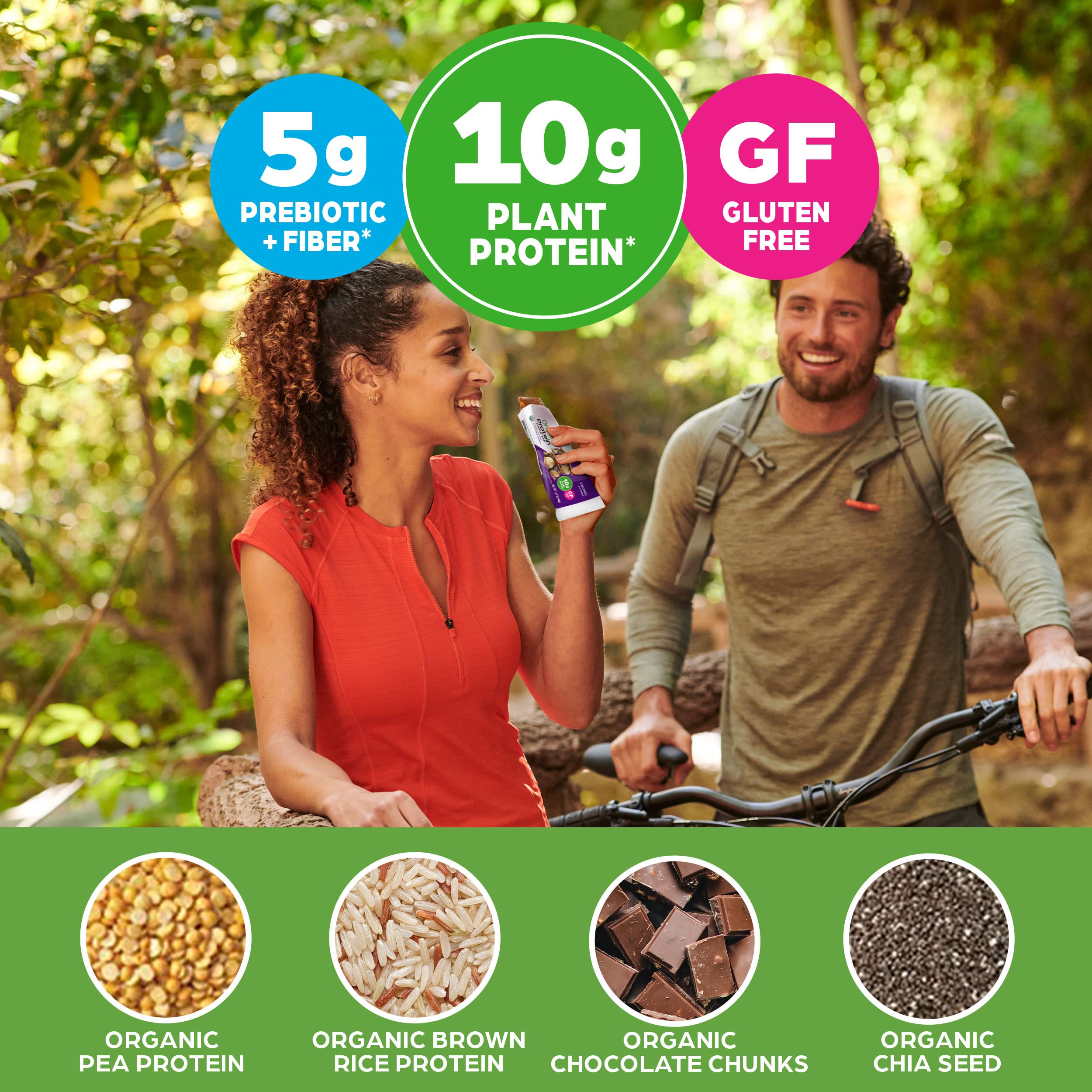 Orgain Organic Vegan Protein Bars, Smores - 10g Plant Based Protein, Gluten Free Snack Orgain Au supplements