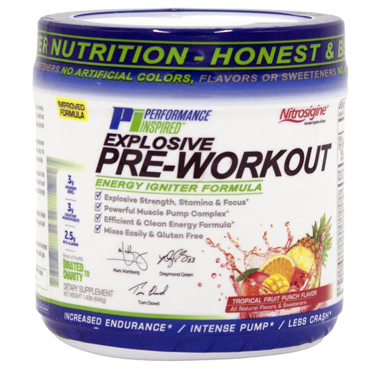 Performance Inspired Nutrition PreWorkout Powder - All Natural - G-Free & Vegan Formula PERFORMANCE INSPIREDAU supplements