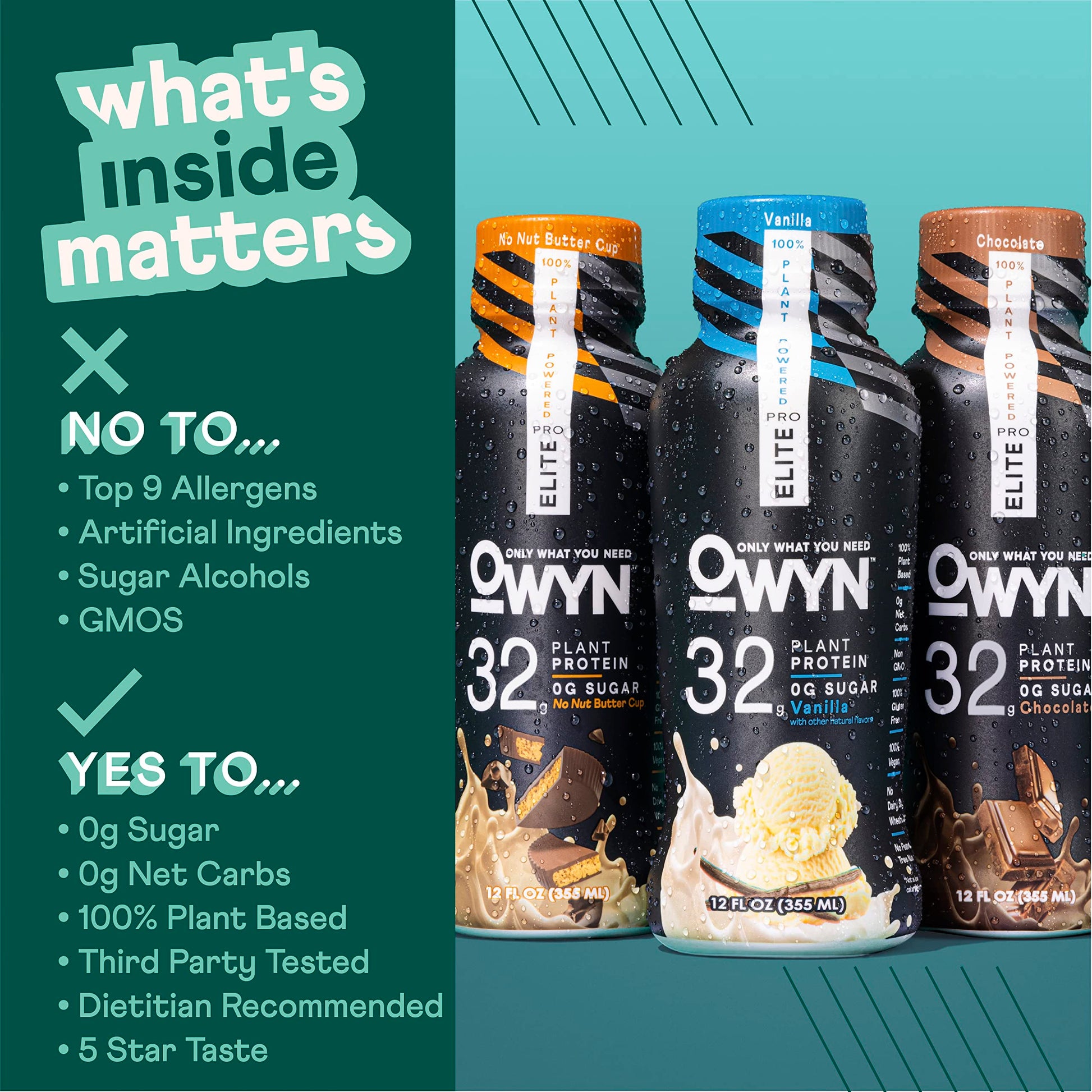 OWYN Only What You Need Pro Elite Vegan Plant Based High Protein Shake, Vanilla OWYN Only What You Need Au supplements