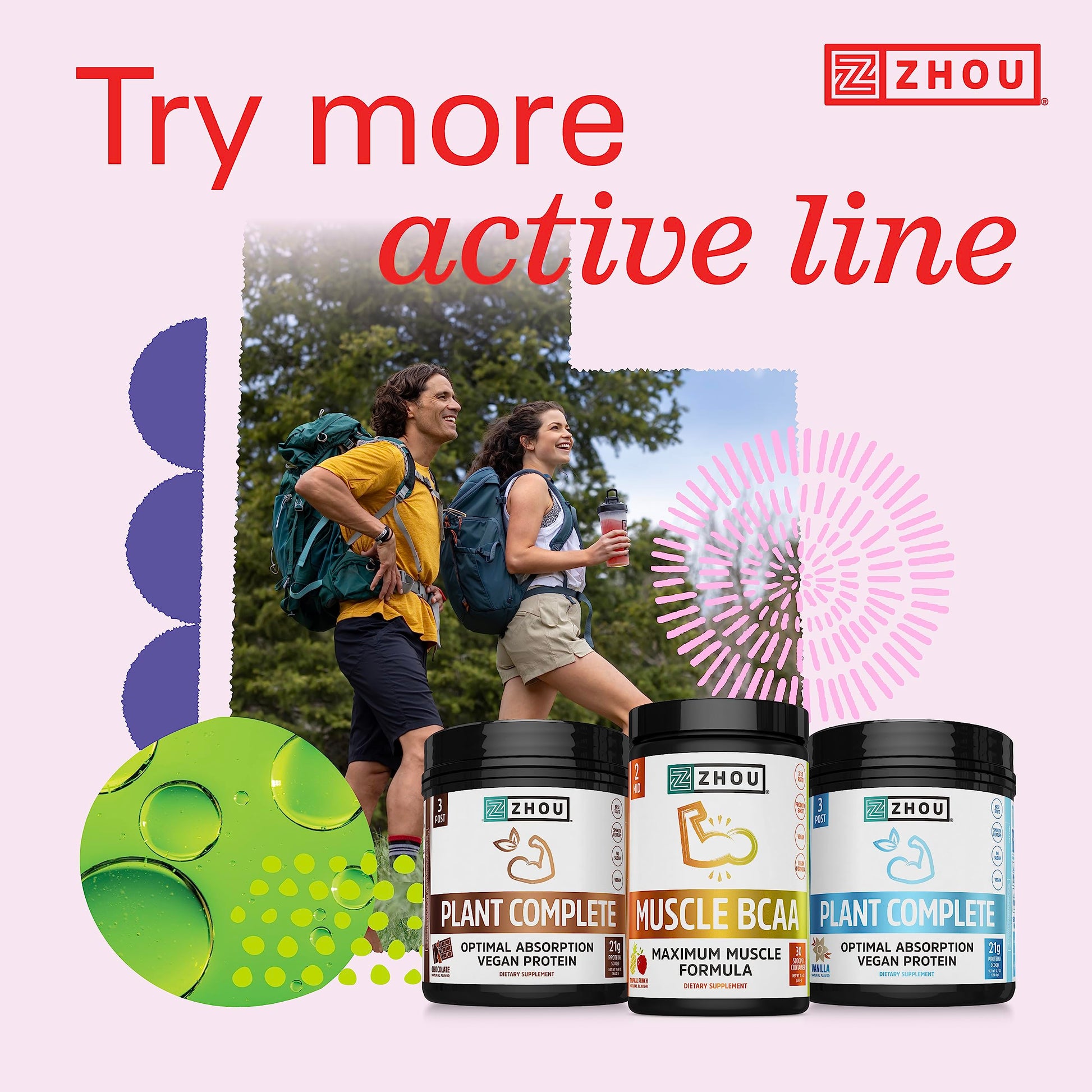 Zhou Nutrition Lite Up, Non-Stimulant Pre Workout Powder, Caffeine Free Nitric Oxide Zhou Nutrition Au supplements