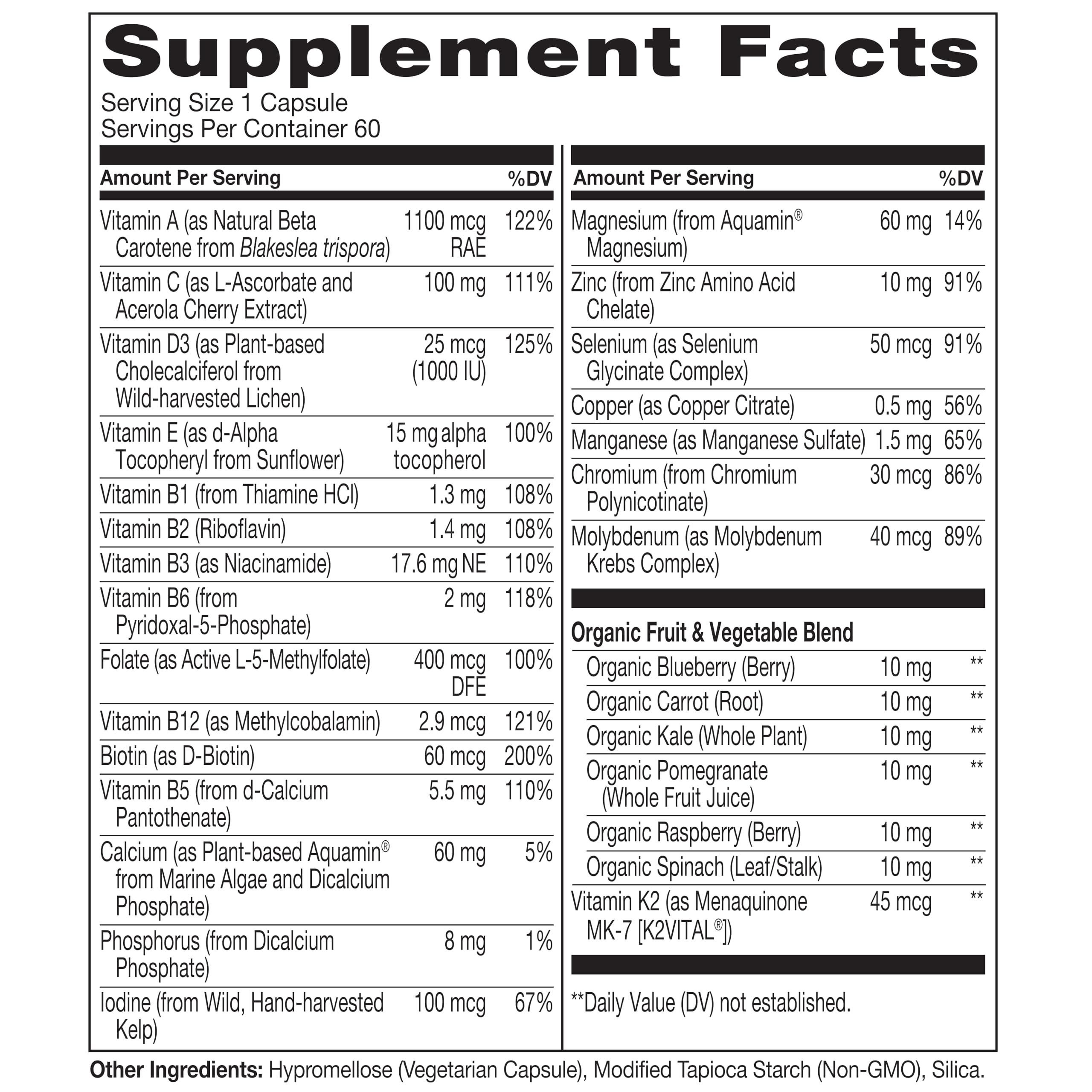 NATURELO Mens Multivitamins for Men 50+ - One Daily Multivitamin for Men with Vitamins, Minerals & Organic Whole Foods NATURELO Au supplements