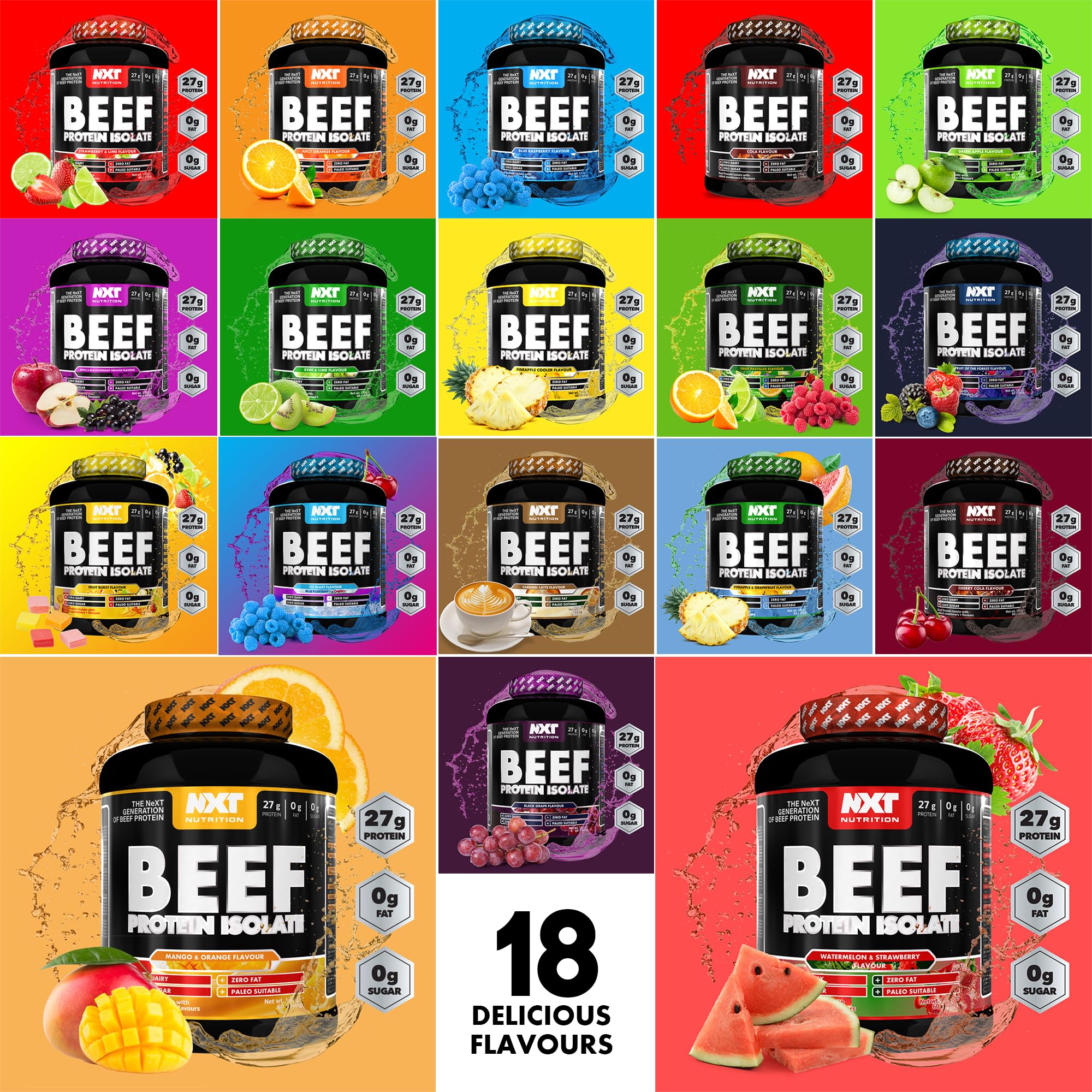 NXT Nutrition Beef Protein Isolate Powder - Protein Powder High in Natural Amino Acids NXT Nutrition Au supplements