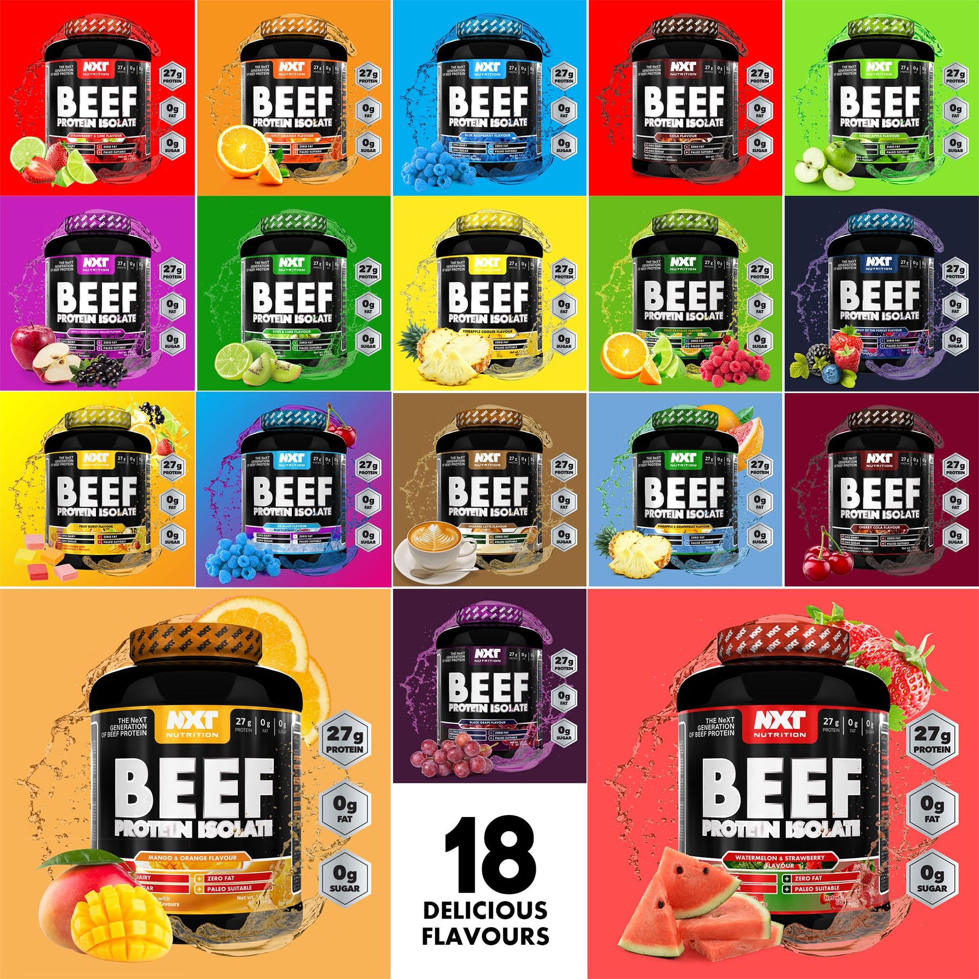 NXT Nutrition Beef Protein Isolate Powder - Protein Powder High in Natural Amino Acids NXT Nutrition Au supplements