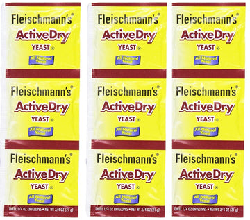 3 set Active Dry Yeast,0.25 Ounce, 9 Count Fleischmann's SALUTE Au supplements