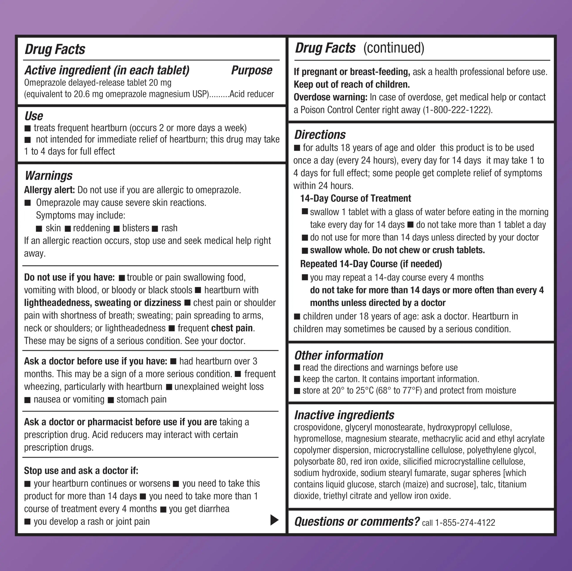 Amazon Basic Care Omeprazole Delayed Release Tablets 20 mg, Acid Reducer, Heartburn Medicine, 14-Day Course of Treatment, 28 Count Amazon Basic Care Au supplements