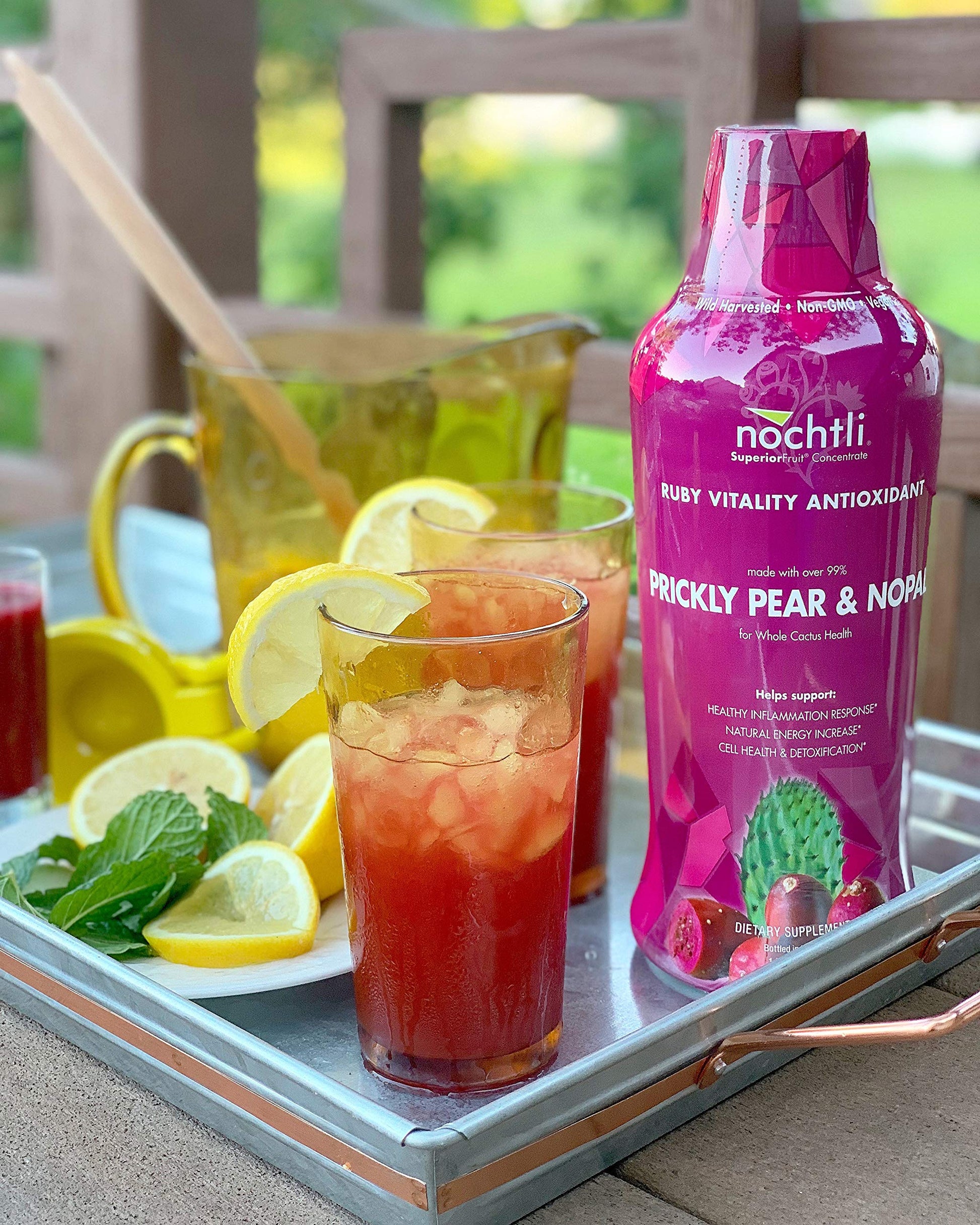 nochtli Recover Prickly Pear Liquid Supplement 1L (4-pack) Nochtli SuperiorFruit Au supplements