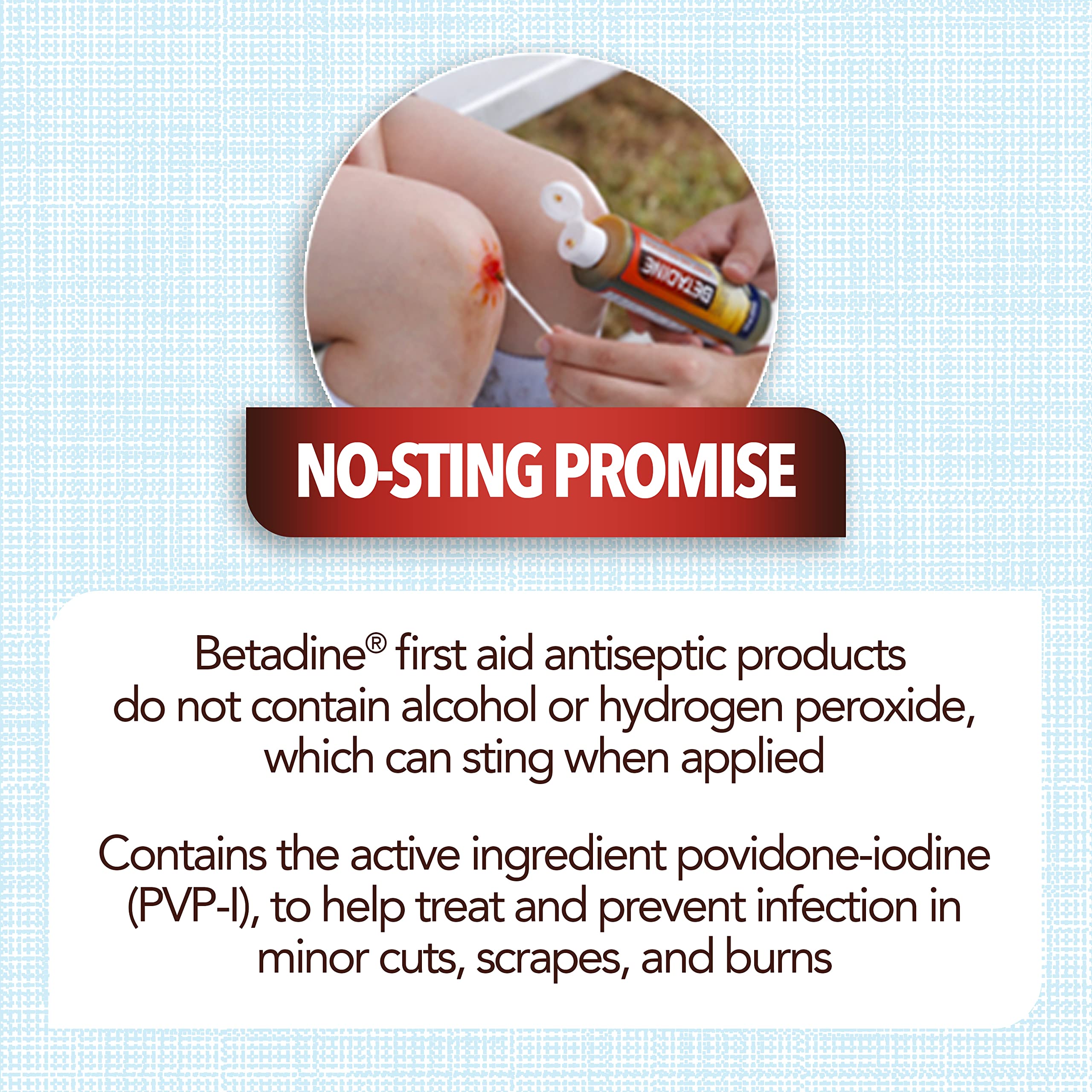 Betadine Antiseptic Liquid First Aid Solution, Povidone-iodine 10%, Infection Betadine Au supplements
