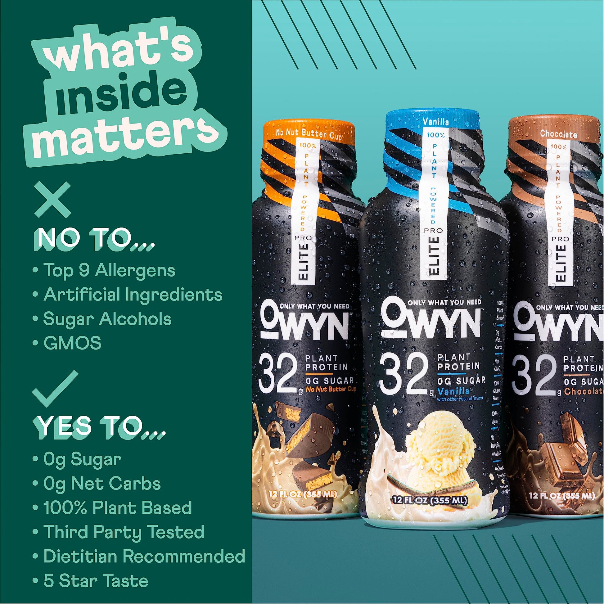 OWYN Only What You Need Pro Elite Vegan High Protein Keto Shake, 32g Protein, 9 Amino OWYN Only What You Need Au supplements