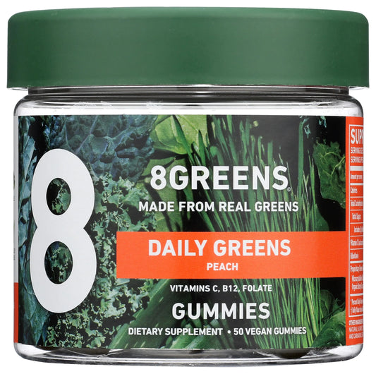 8Greens Daily Greens Gummies - Superfood Booster, Energy & Immune Support 8GreensAU supplements