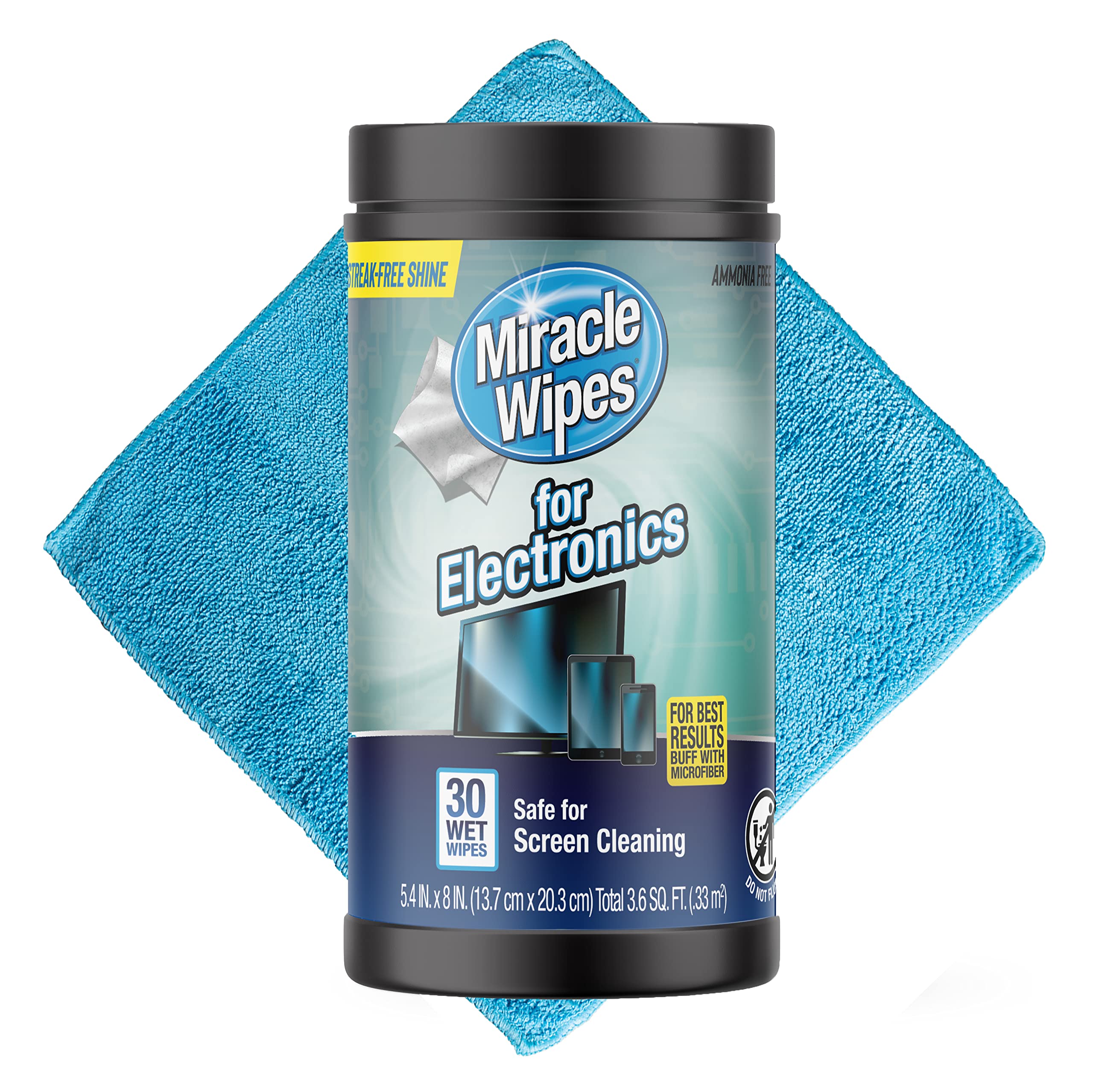 MiracleWipes for Electronics Cleaning - Screen Wipes Designed for TV, Phones, Monitors Miracle Brands Au supplements