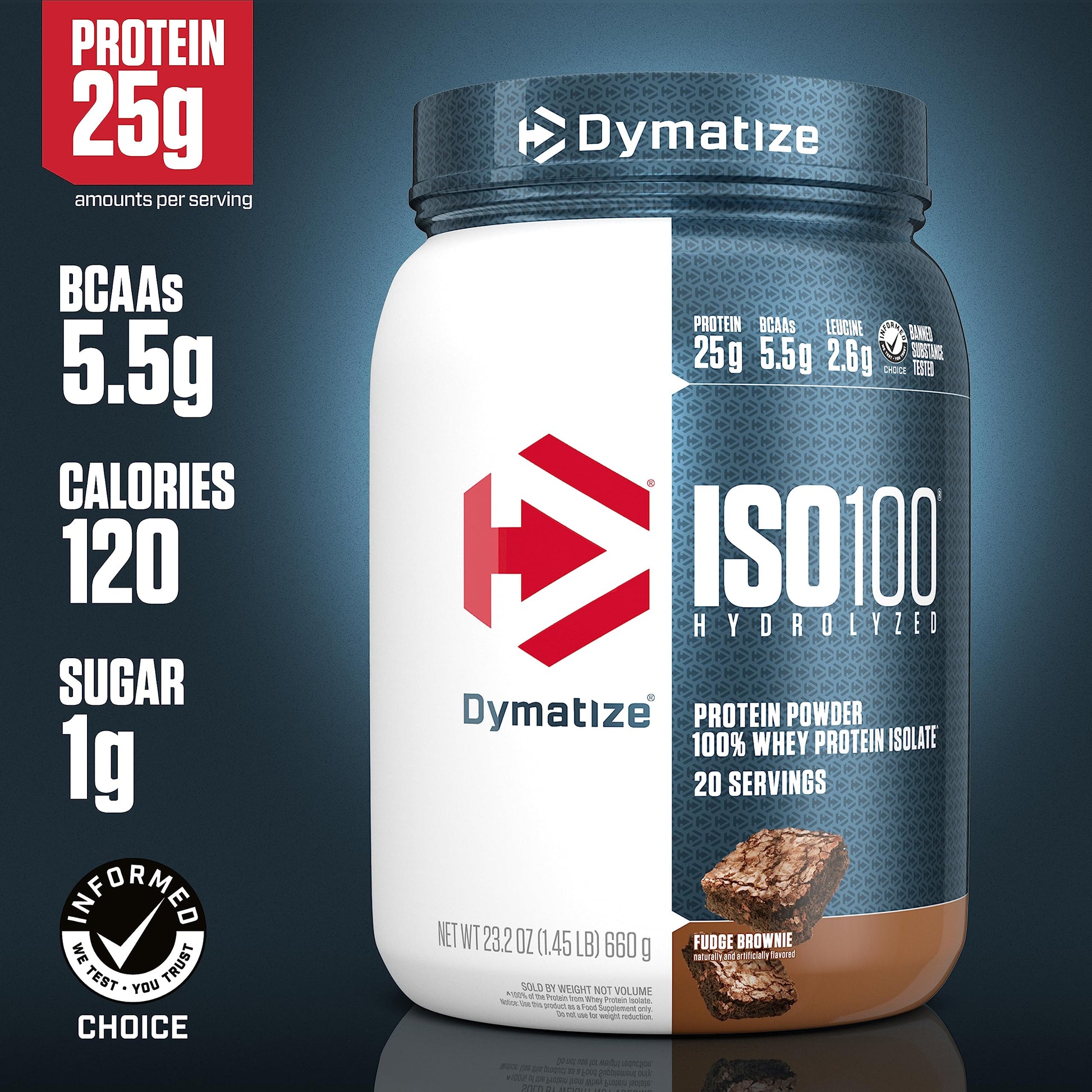 Dymatize ISO100 Hydrolyzed Protein Powder, 100% Whey Isolate Protein, 25g of Protein Dymatize Au supplements
