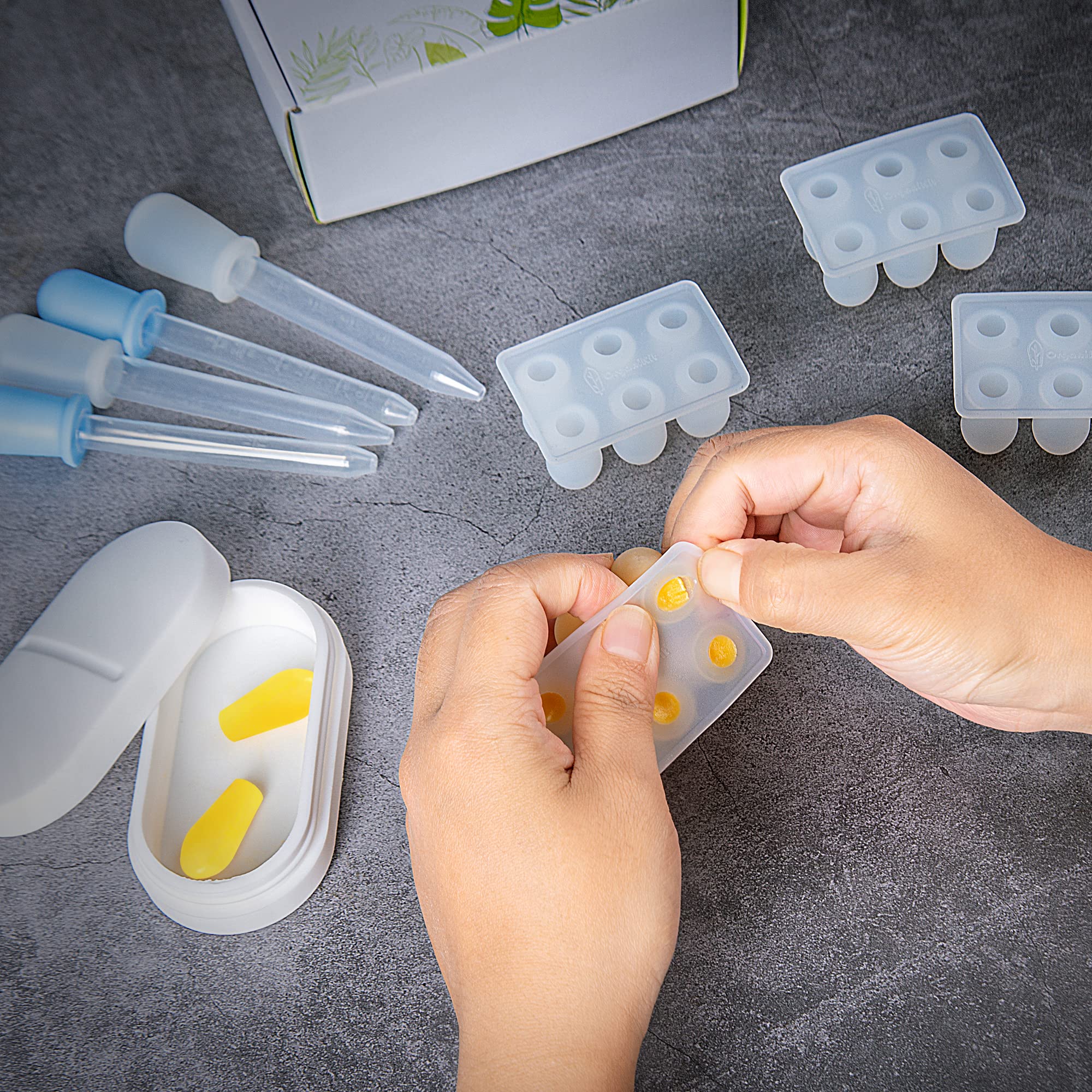 OrganiKit's Reusable Suppository Mold Kit - Eco-Friendly, 2ML, Silicone, Suppository Molds OrganiKit Au supplements