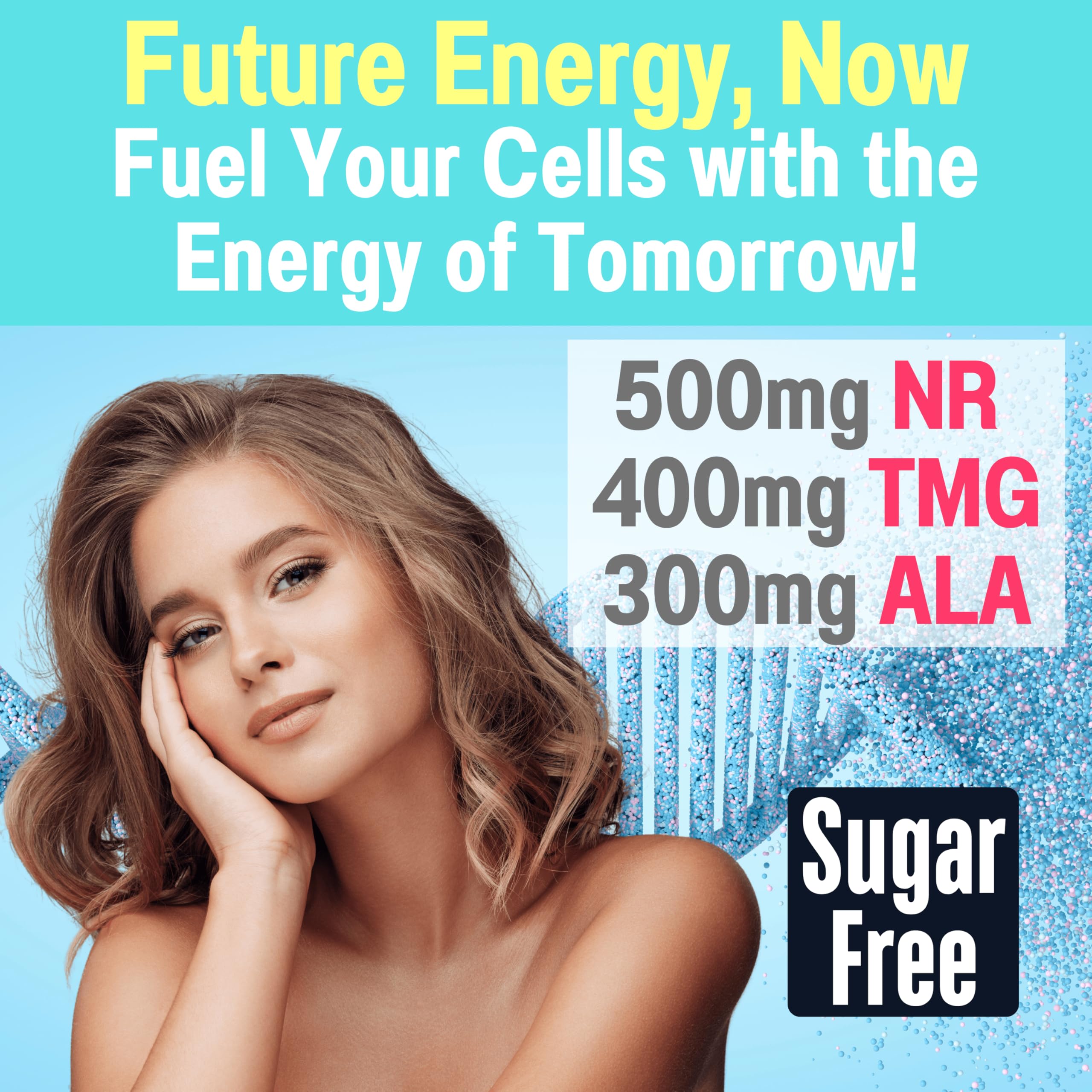 1500mg NAD+ Sugar Free Gummies | NAD + Plus NR TMG ALA Trans-Resveratrol Fisetin Supplements | Nicotinamide Riboside Trimethylglycine Alpha Lipoic Acid Betaine Pills Capsules Tincture Supplement Alt SHIZAM Au supplements