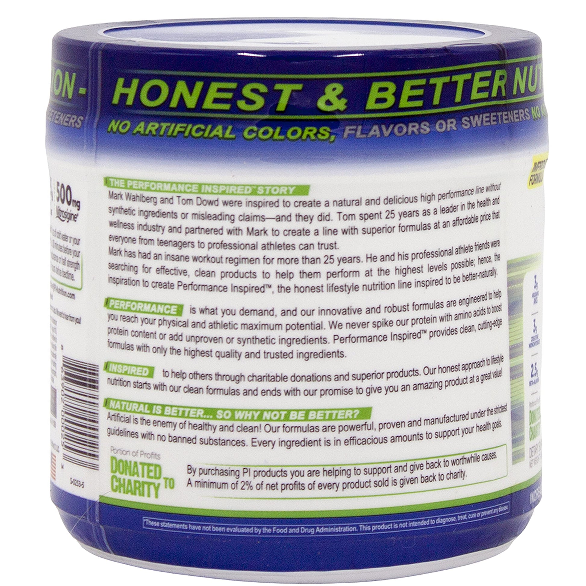 Performance Inspired Nutrition PreWorkout Powder - All Natural - G-Free & Vegan Formula PERFORMANCE INSPIRED Au supplements