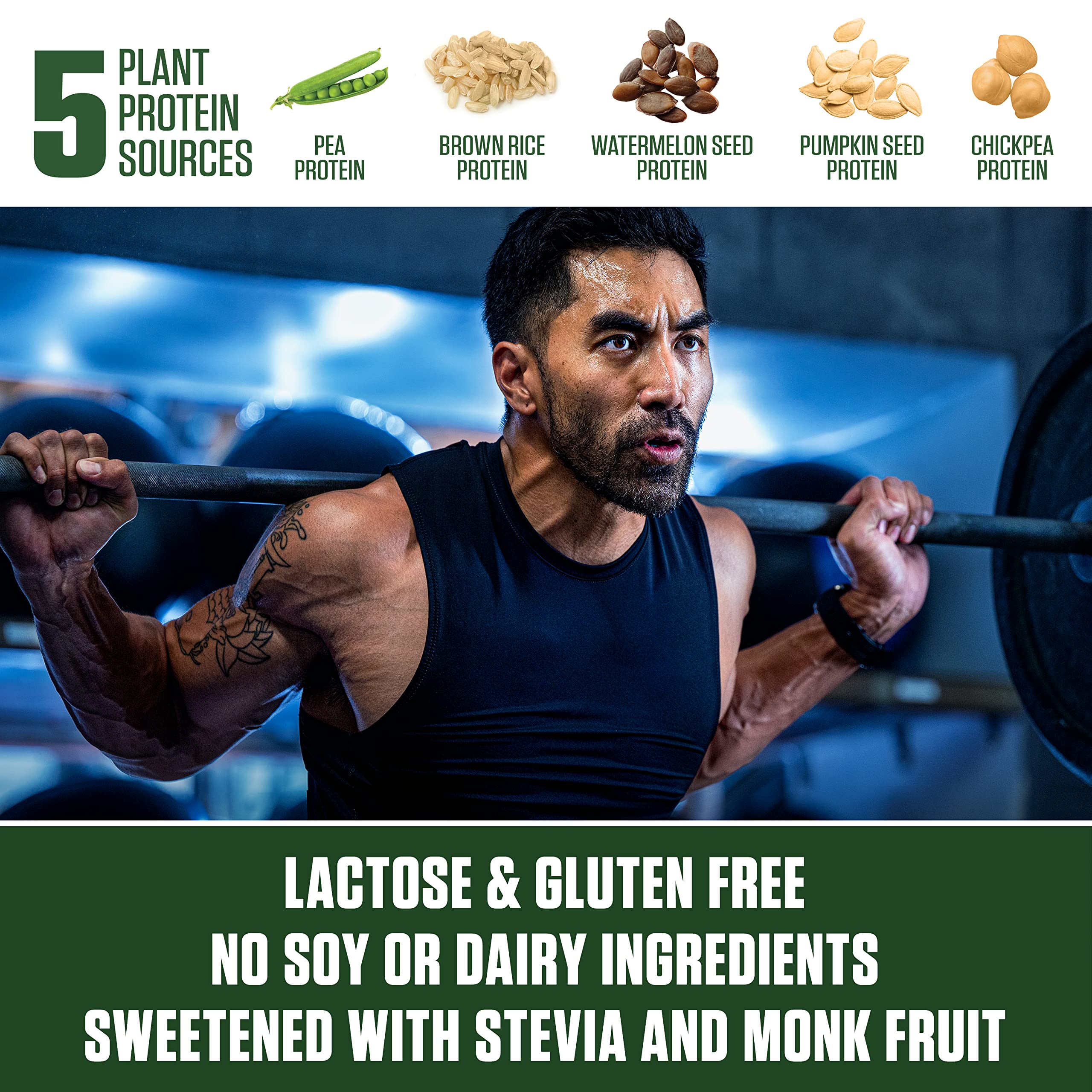 Dymatize Vegan Plant Protein, Creamy Chocolate, 25g Protein, 4.8g BCAAs, Complete Dymatize Au supplements