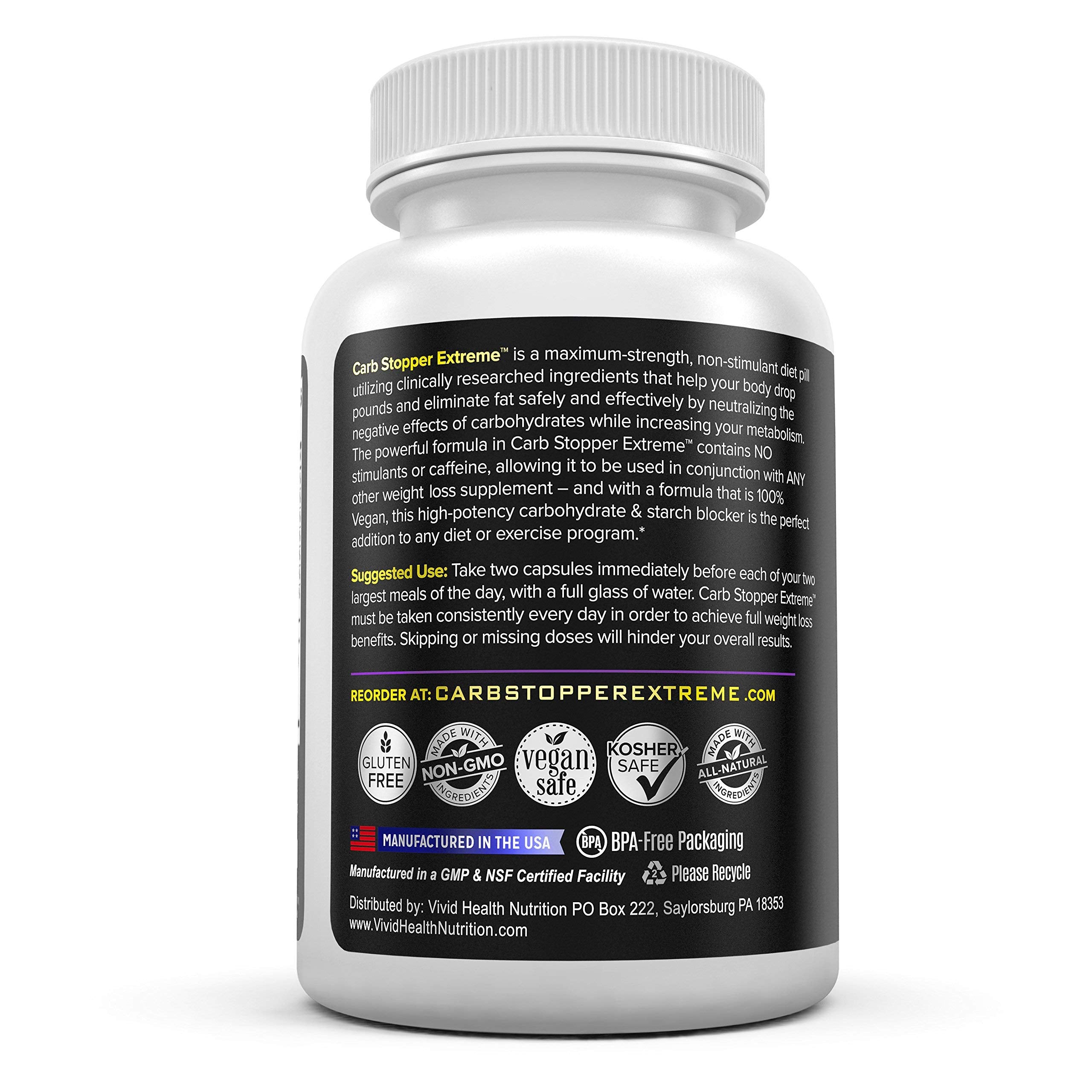 Carb Stopper Extreme (5 Bottles Maximum Strength, Natural Carbohydrate and Starch Carb Stopper Extreme Au supplements