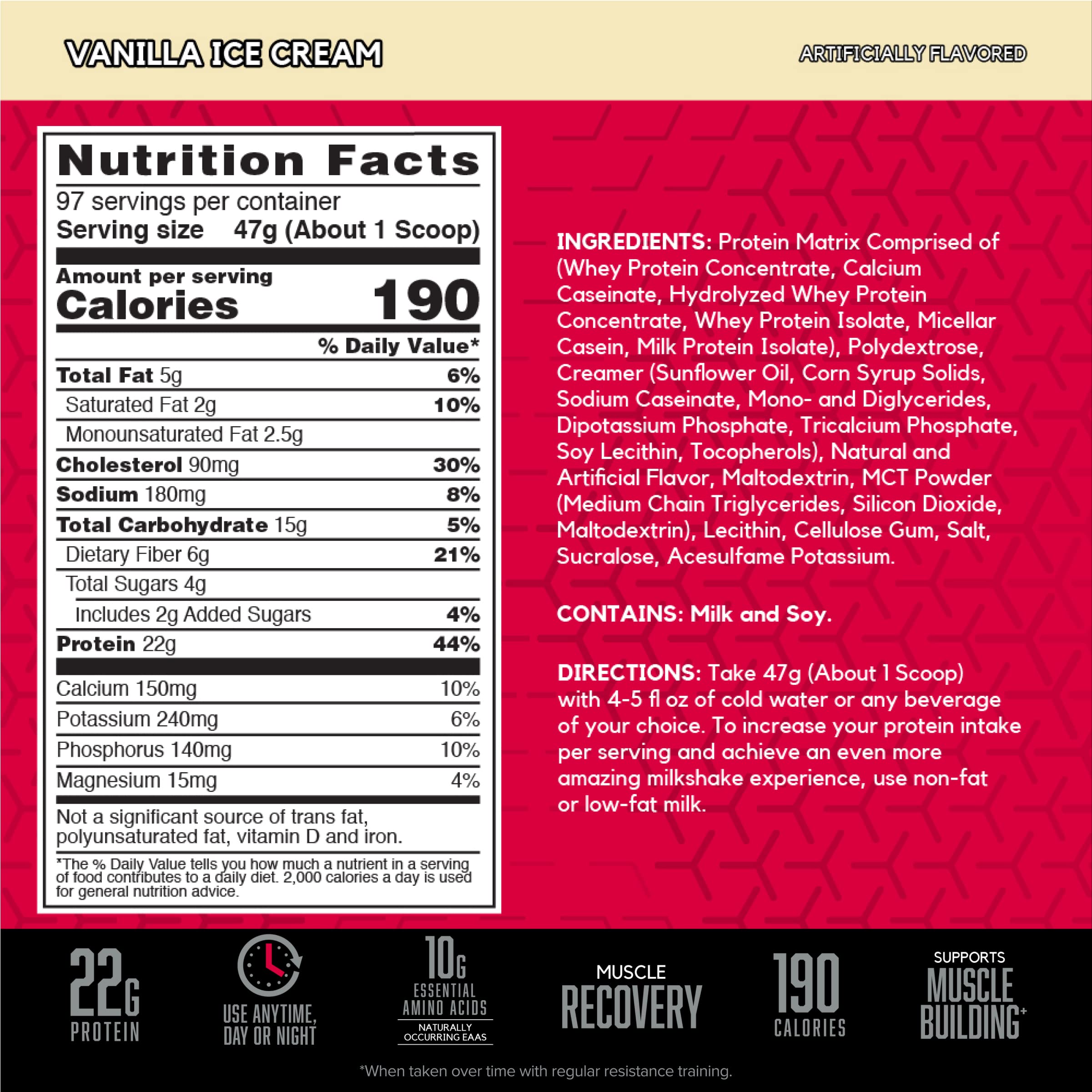 BSN SYNTHA-6 Whey Protein Powder, Vanilla Protein Powder with Micellar Casein BSN Au supplements