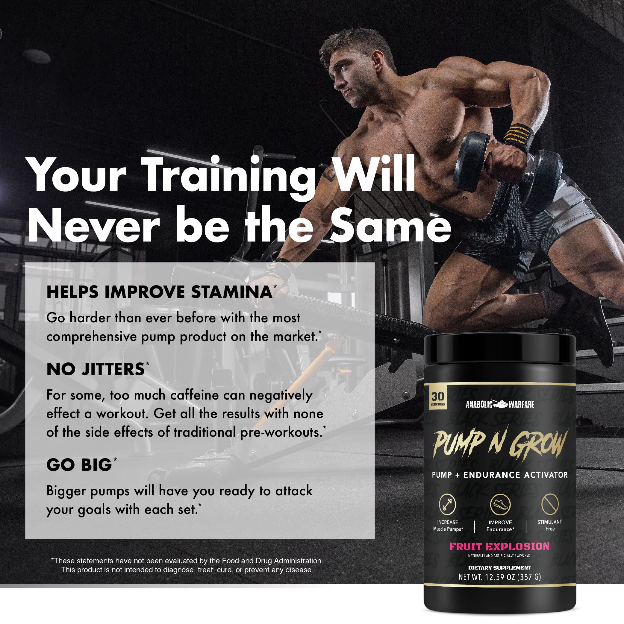 Anabolic Warfare Pump-N-Grow Muscle Pump Supplement Caffeine Free Pre Workout Anabolic Warfare Au supplements