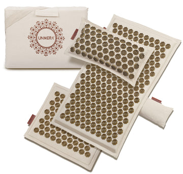 UNMERA Acupressure Mat and Pillow Set,Natural Premium Linen & Coconut Fiber Filling UNMERA Au supplements