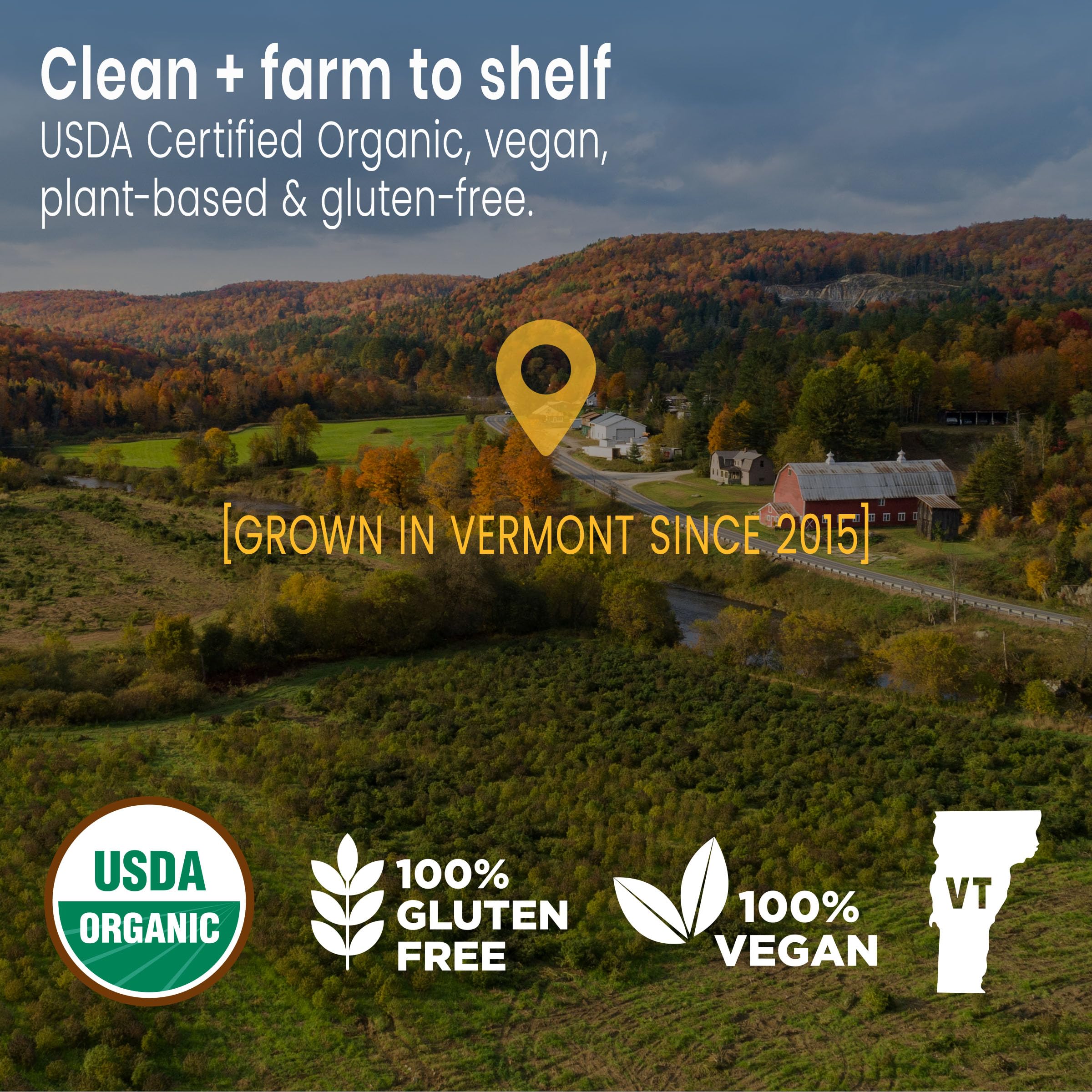 Sunsoil A World of Calm Organic Gummies, USDA Certified Organic, No Glucose, Vegan, Gluten-Free, Plant-Based Sunsoil Supplements Au supplements