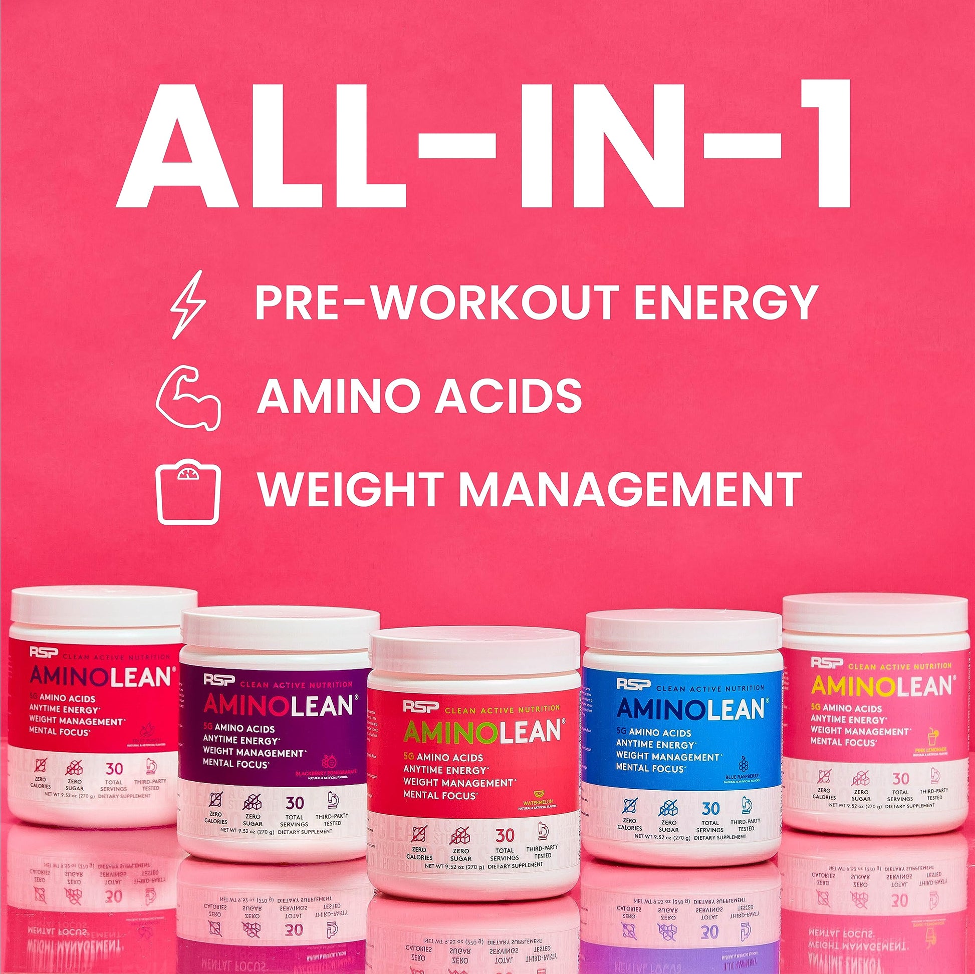 RSP NUTRITION AminoLean Pre Workout Powder, Amino Energy & Weight Management RSP NUTRITION Au supplements