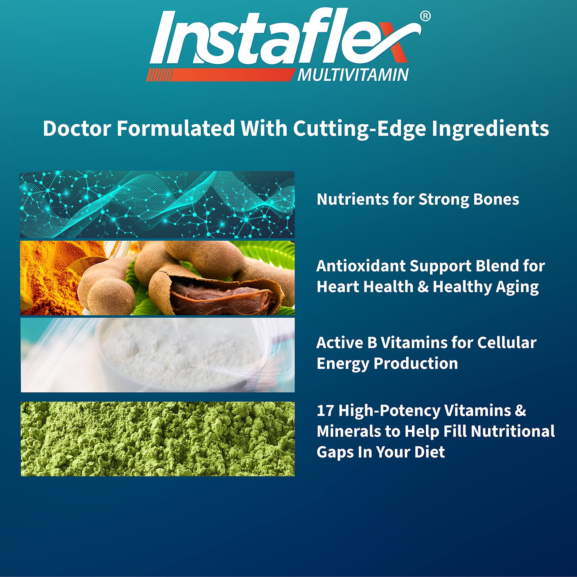 Instaflex Multivitamin - Joint Support Supplement, Supports Mobility and Bone Health, 90 Tablets Instaflex Au supplements