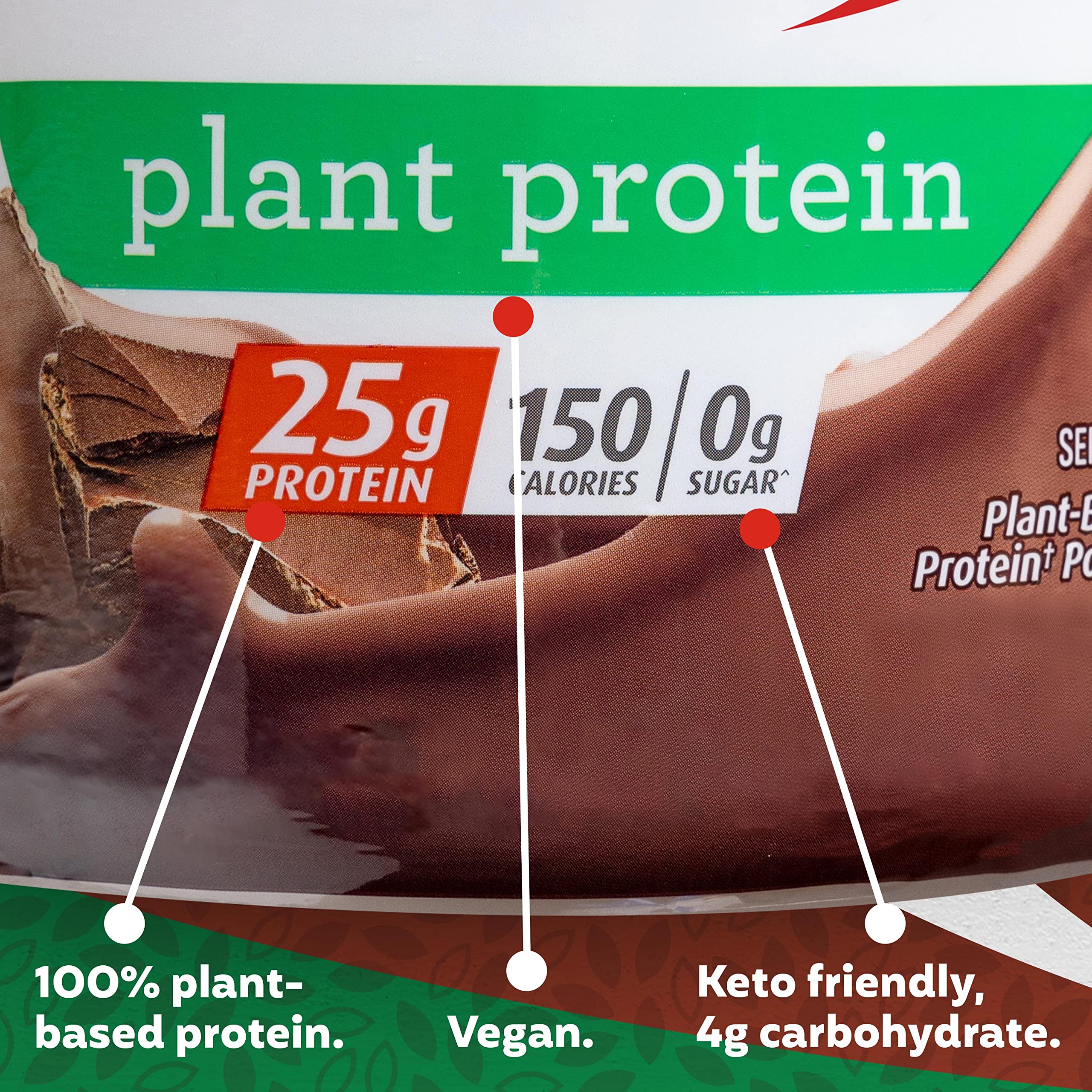 Premier Protein Powder Plant Protein, Chocolate, 25g Plant-Based Protein, 0g Sugar Premier Protein Au supplements