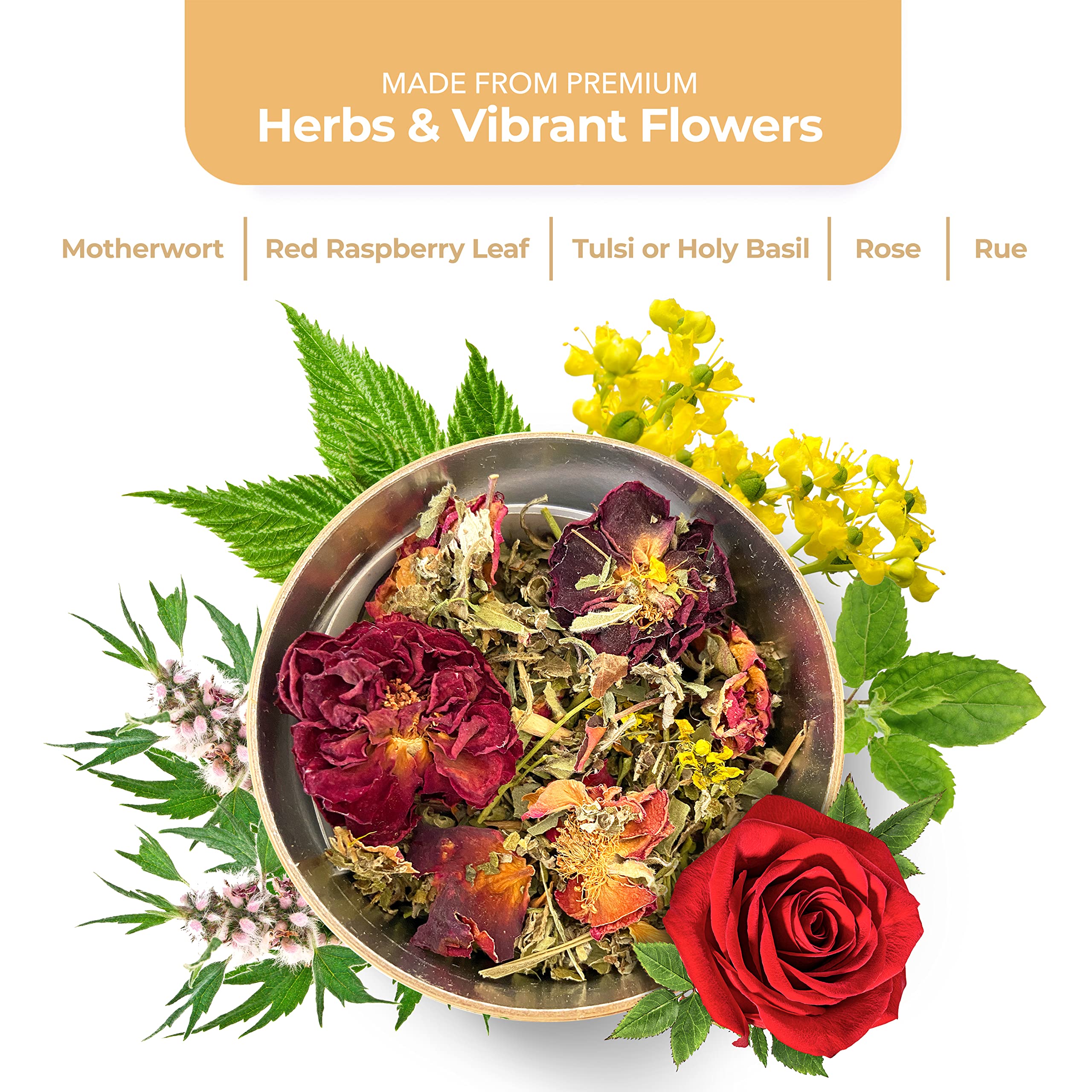 Yoni Steam Herbs Creativity Blend, Receptivity & Fertility Yoni Herbs for Cleansing and Toning Leiamoon Au supplements