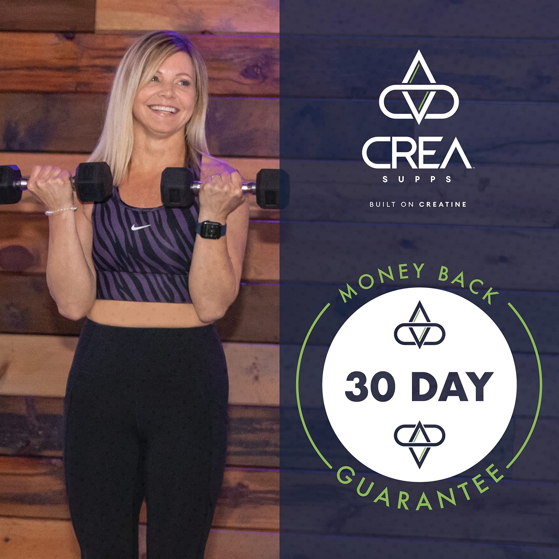 CREA SUPPS Premium Creapure Creatine Monohydrate Powder | Pure, Vegan, Keto CREA SUPPS Au supplements