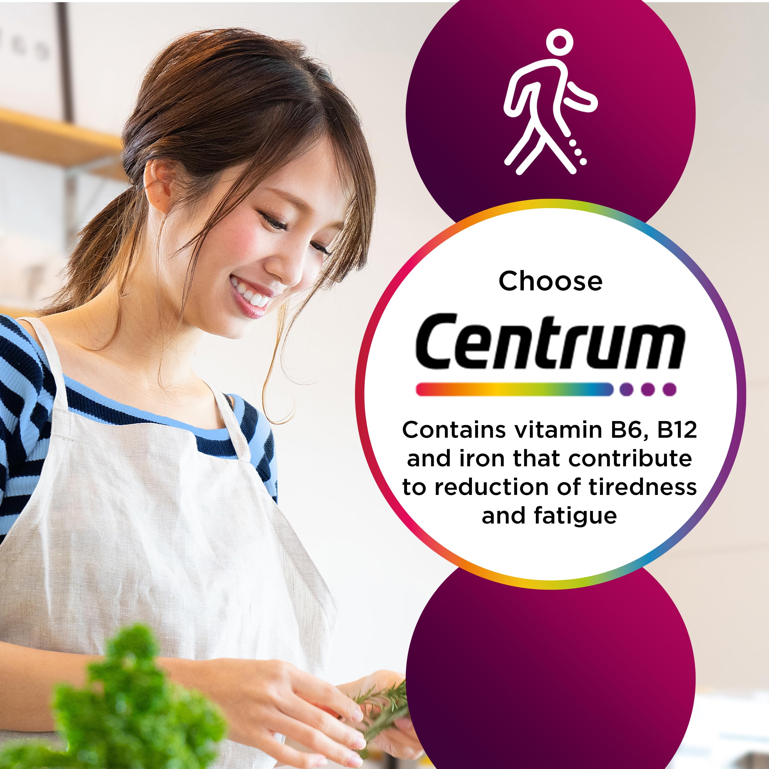 Centrum Women Tablets Multivitamin & Mineral Supplements, with 23 essential nutrients Centrum Au supplements