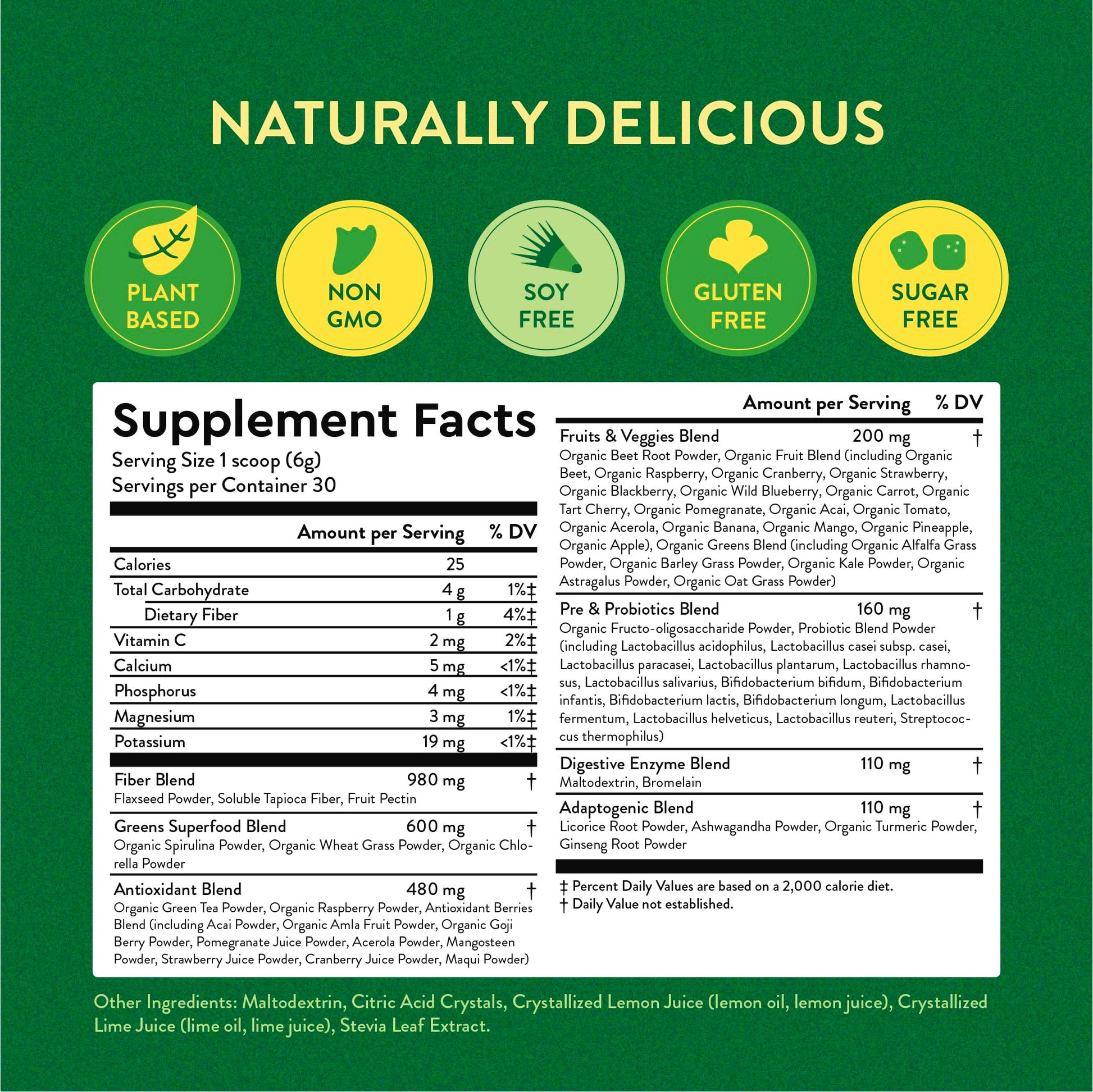 360 Nutrition Blends with Benefits Super Greens Powder w/Probiotics, Digestive Enzymes, Sugar & Gluten Free, Plant Based Superfood Drink Mix for Gut Health, Bloating, Immunity, Overall Health, 6.35 oz 360 Nutrition Au supplements
